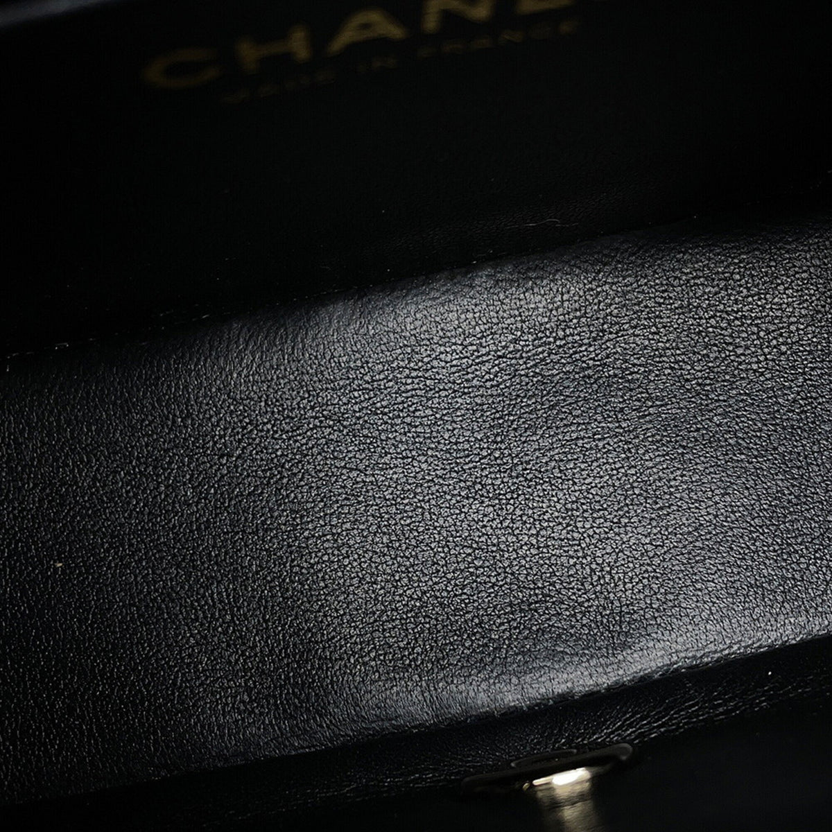 Chanel Chocolate Bar Black Leather Shoulder Bag (Pre-Owned)