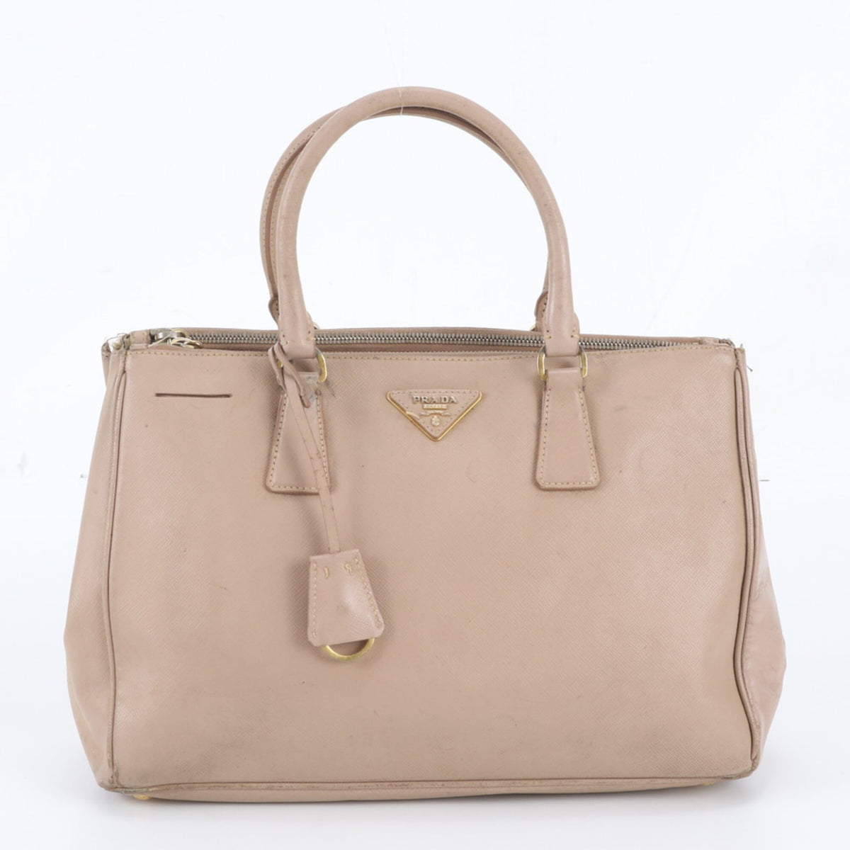 Prada Pink Leather Handbag Shoulder Bag Tote Bag (Pre-Owned)