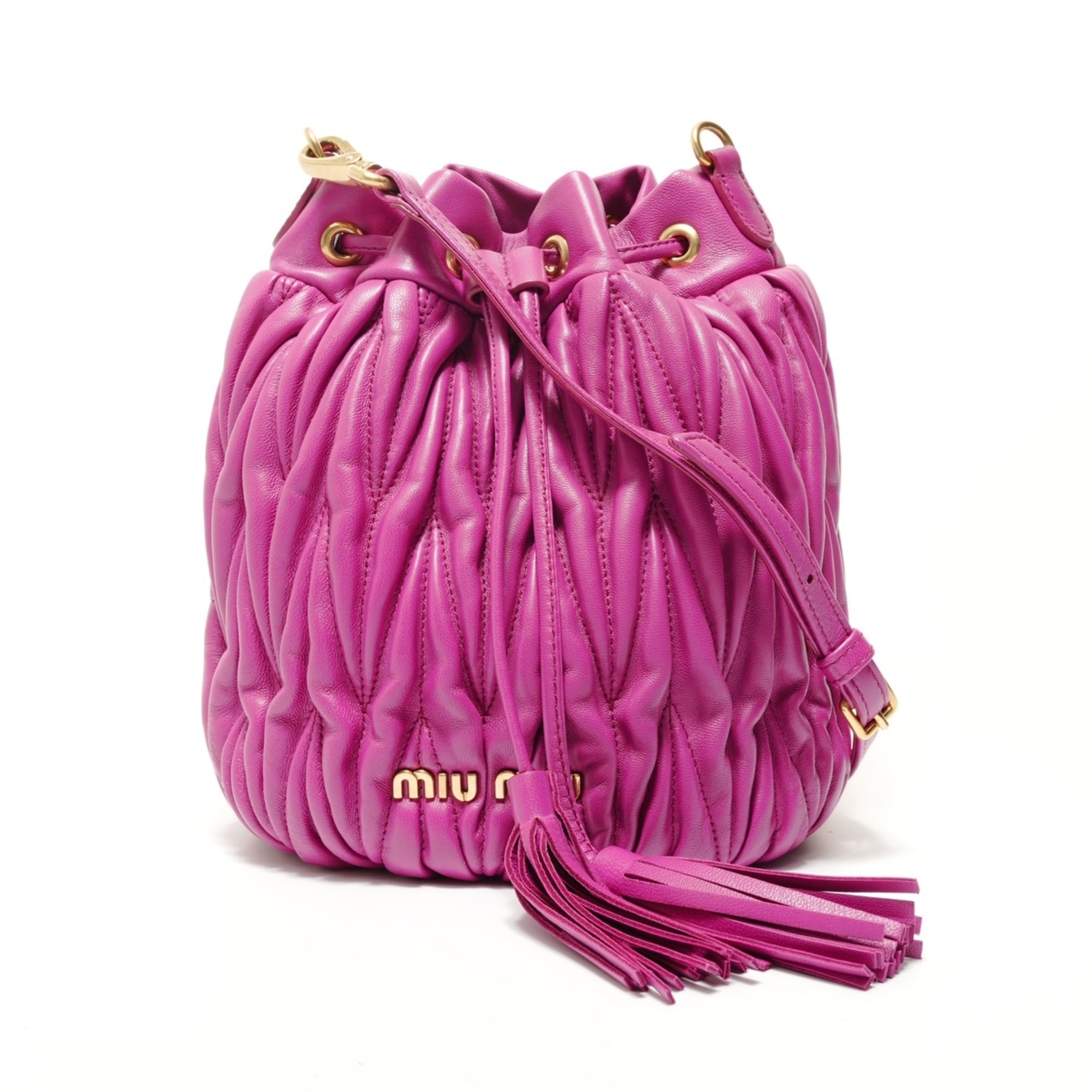 Miu Miu Purple Shoulder Bag (Pre-Owned)