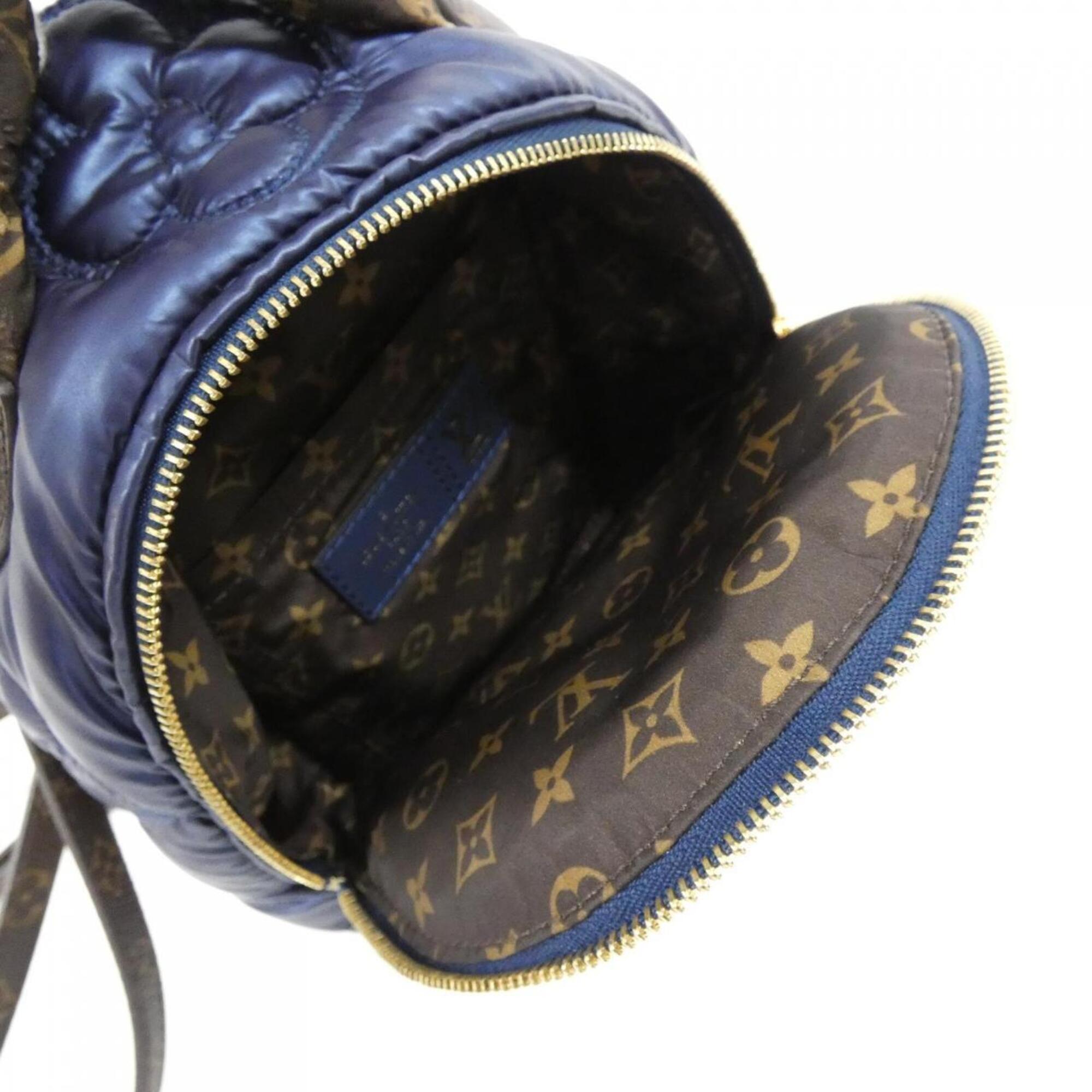 Louis Vuitton Monogram Navy Nylon Backpack (Pre-Owned)