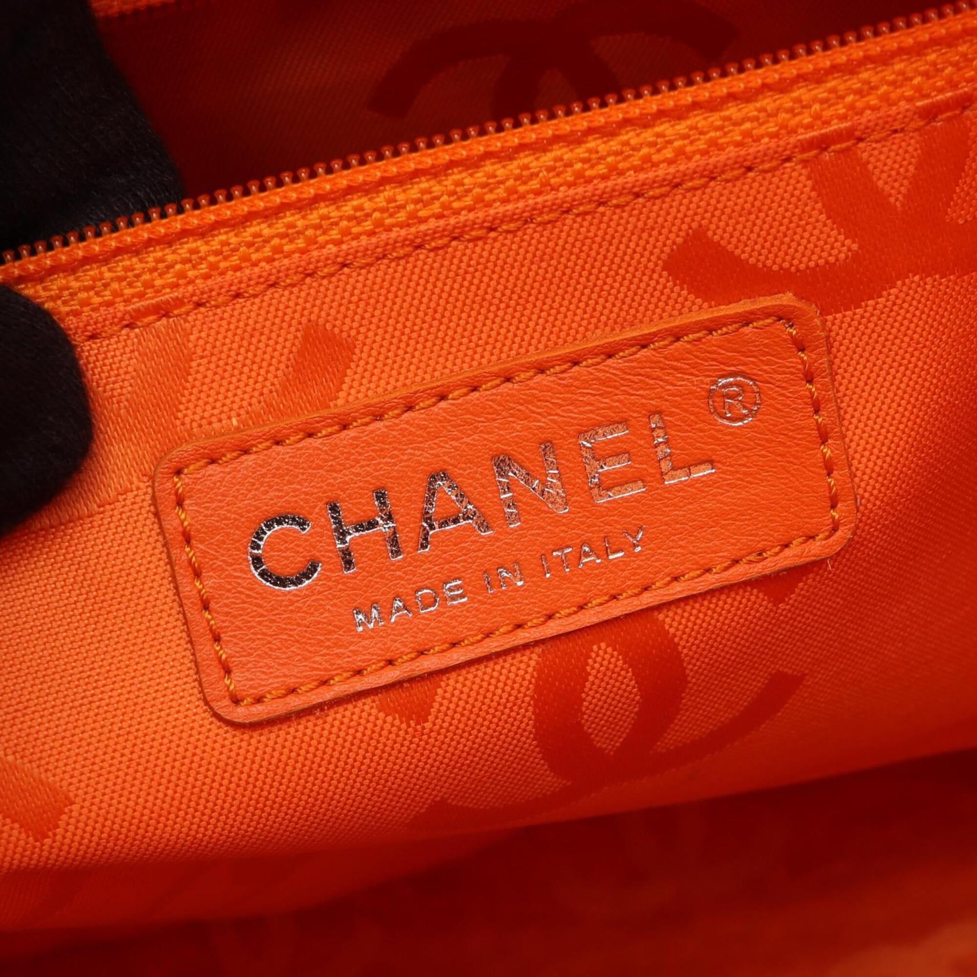 Chanel Beige Yellow Leather Handbag Tote Bag (Pre-Owned)