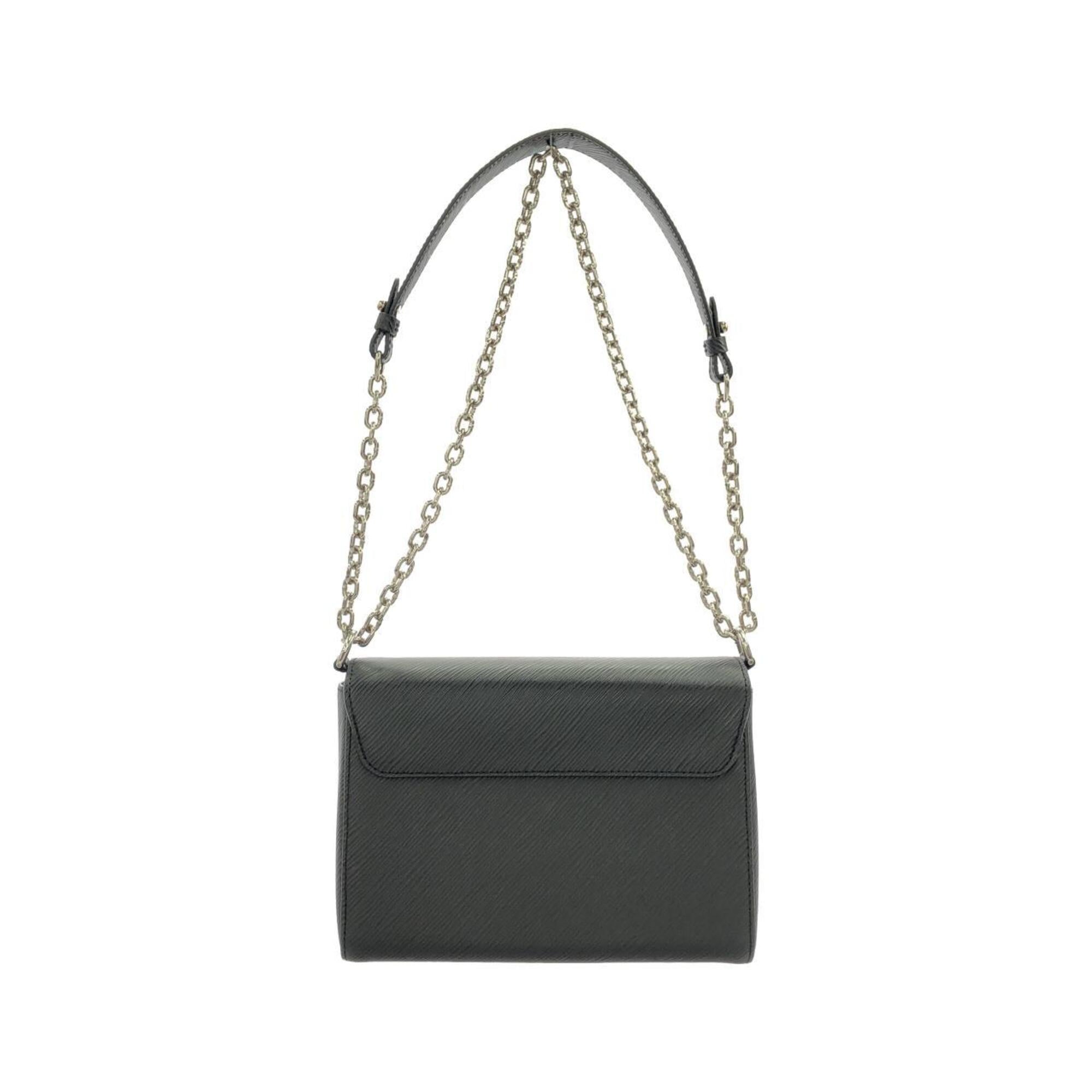 Louis Vuitton Black Leather Shoulder Bag (Pre-Owned)