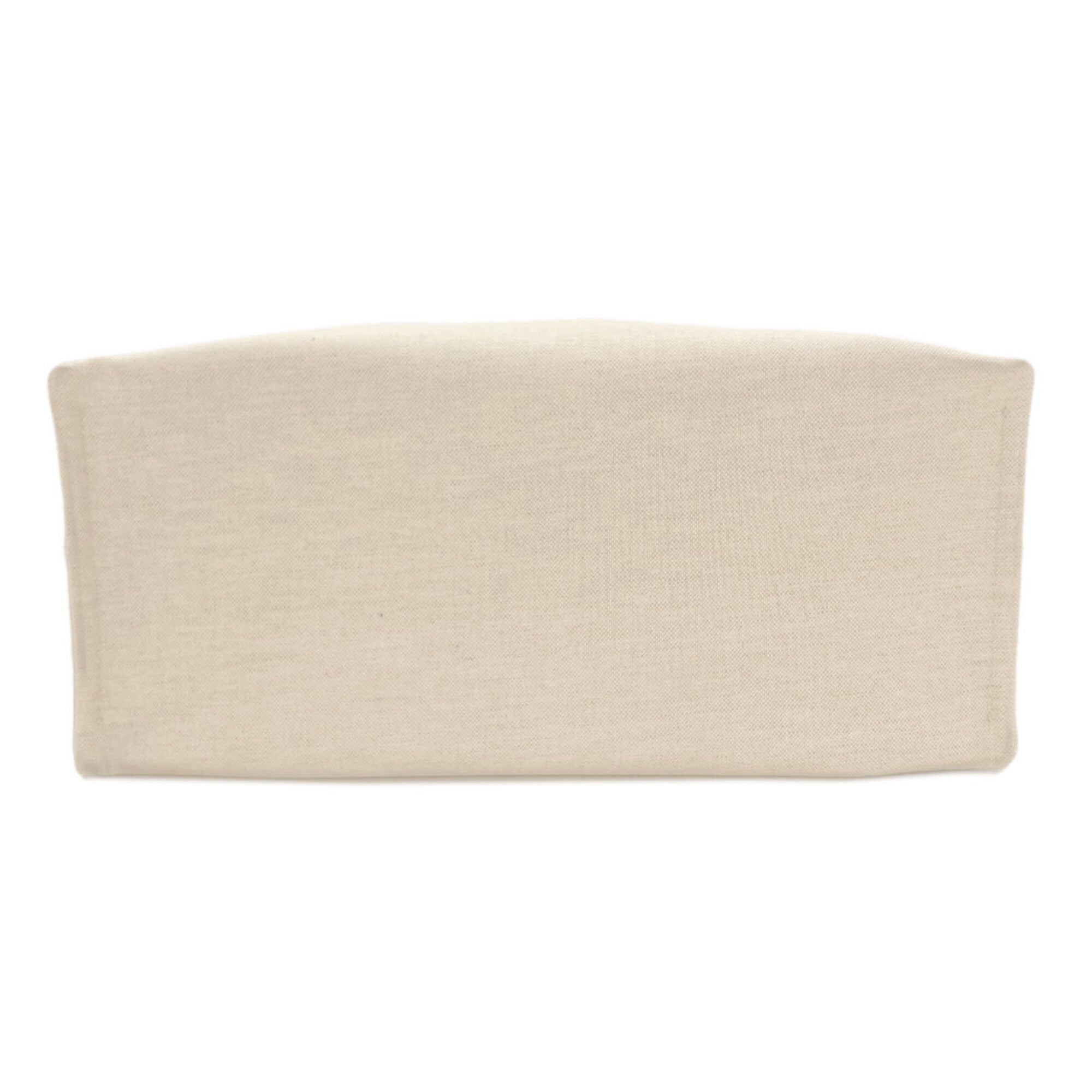 Gucci Beige Canvas Pouch Tote Bag (Pre-Owned)
