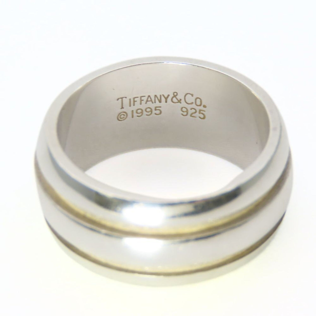Tiffany Silver Silver 925 Band Ring (Pre-Owned)