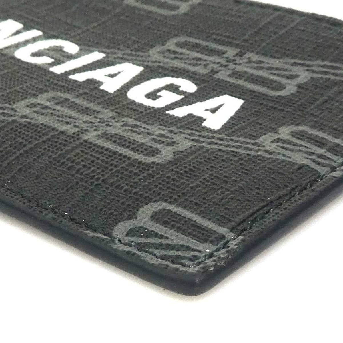 Balenciaga Black Leather Coin Purse/Coin Case (Pre-Owned)