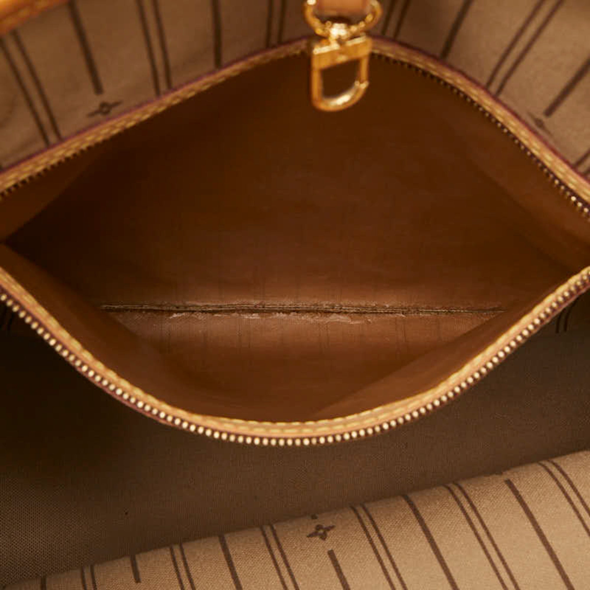 Louis Vuitton Brown Pvc Leather Shoulder Bag Tote Bag (Pre-Owned)