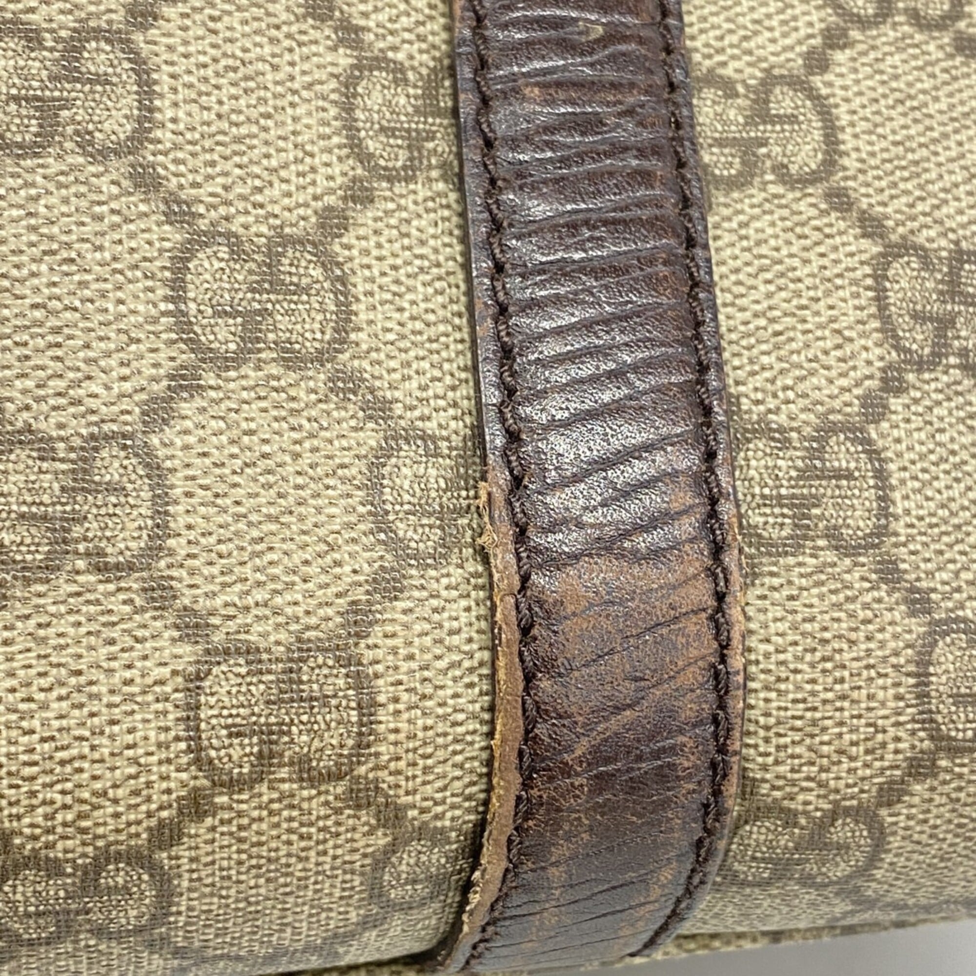 Gucci Brown Pvc Tote Bag (Pre-Owned)