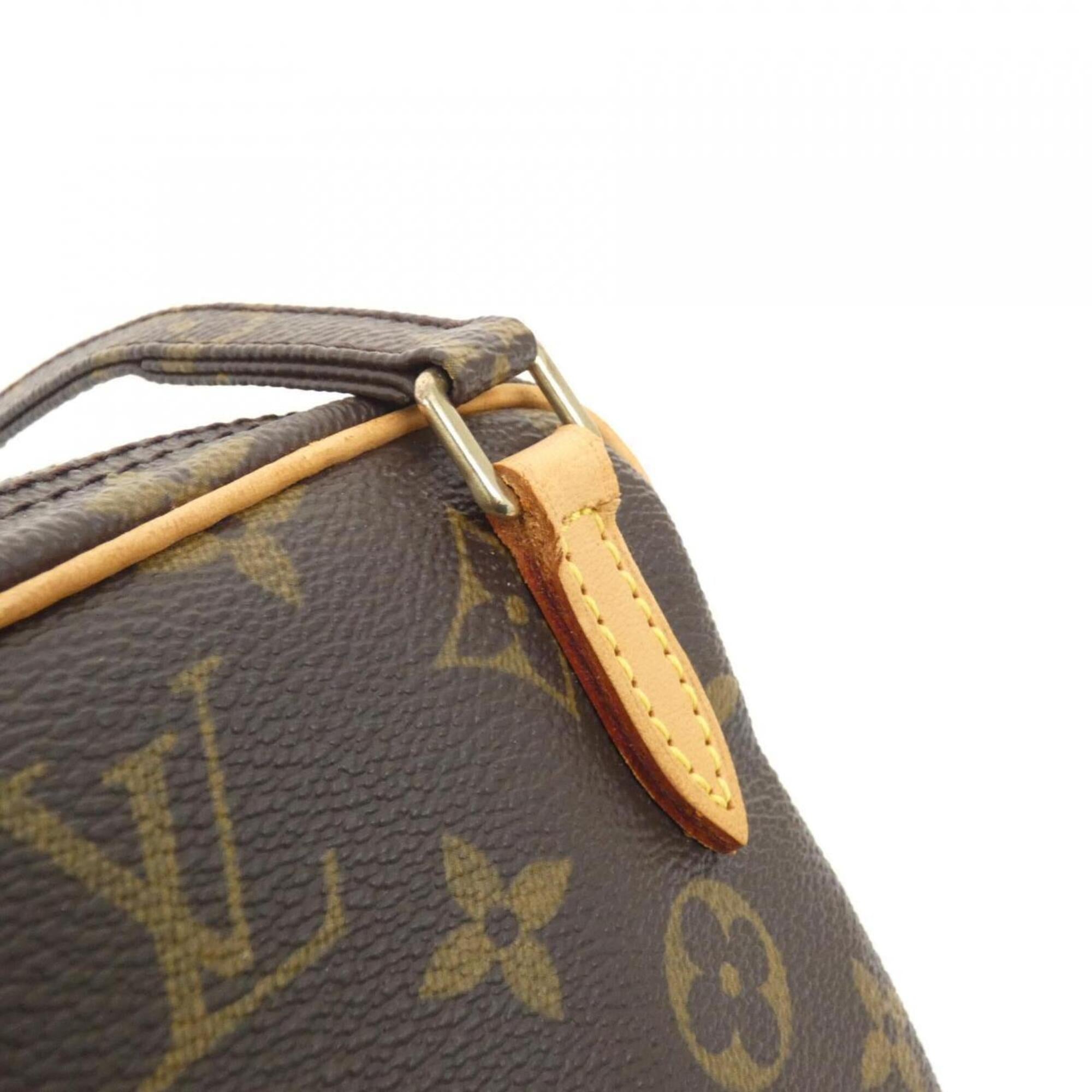 Louis Vuitton Marron Coated Canvas Shoulder Bag (Pre-Owned)