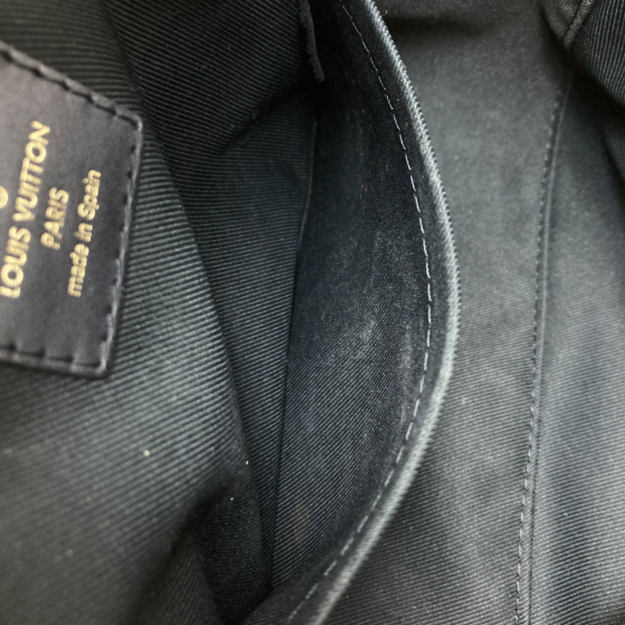 Louis Vuitton Black Monogram Monogram Shoulder Bag (Pre-Owned)