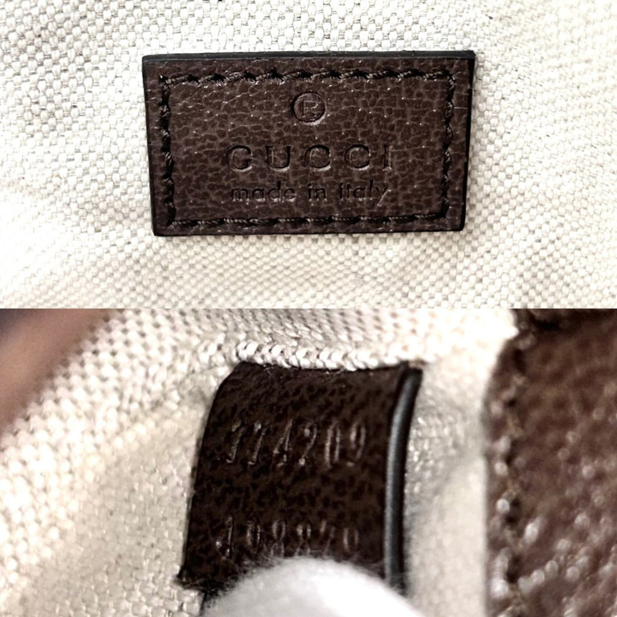 Gucci Beige Gg Supreme Canvas Handbag Shoulder Bag (Pre-Owned)