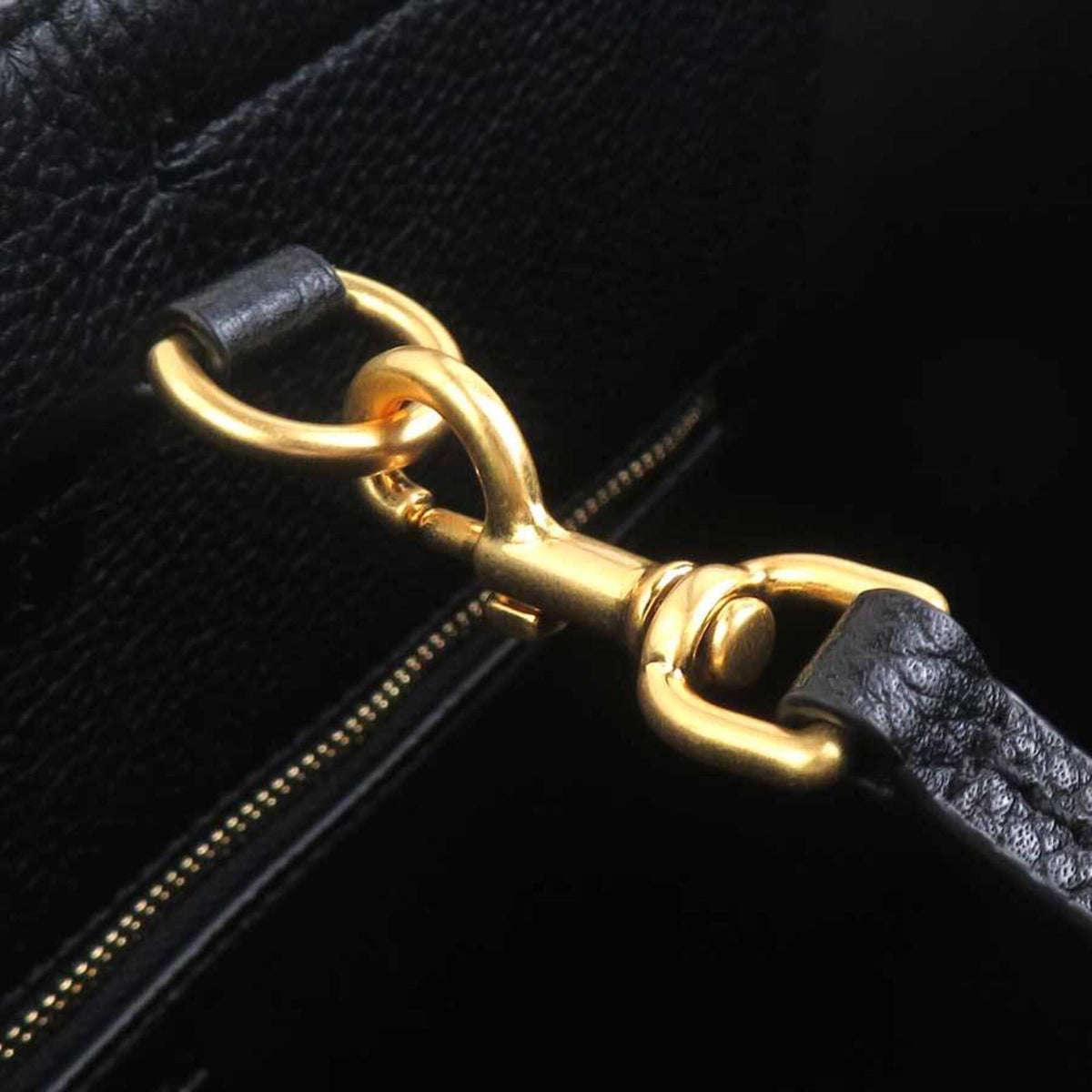 Tory Burch Black Leather Handbag (Pre-Owned)