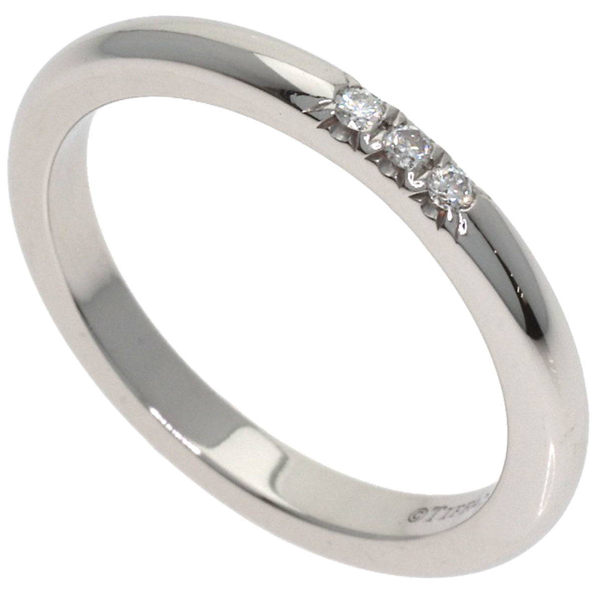 Tiffany Platinum 950 Band Ring (Pre-Owned)
