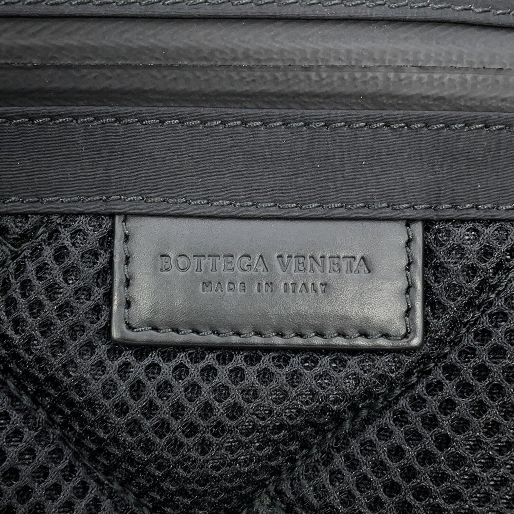 Bottega Veneta Black Blue Mesh Handbag Sling Bag (Pre-Owned)