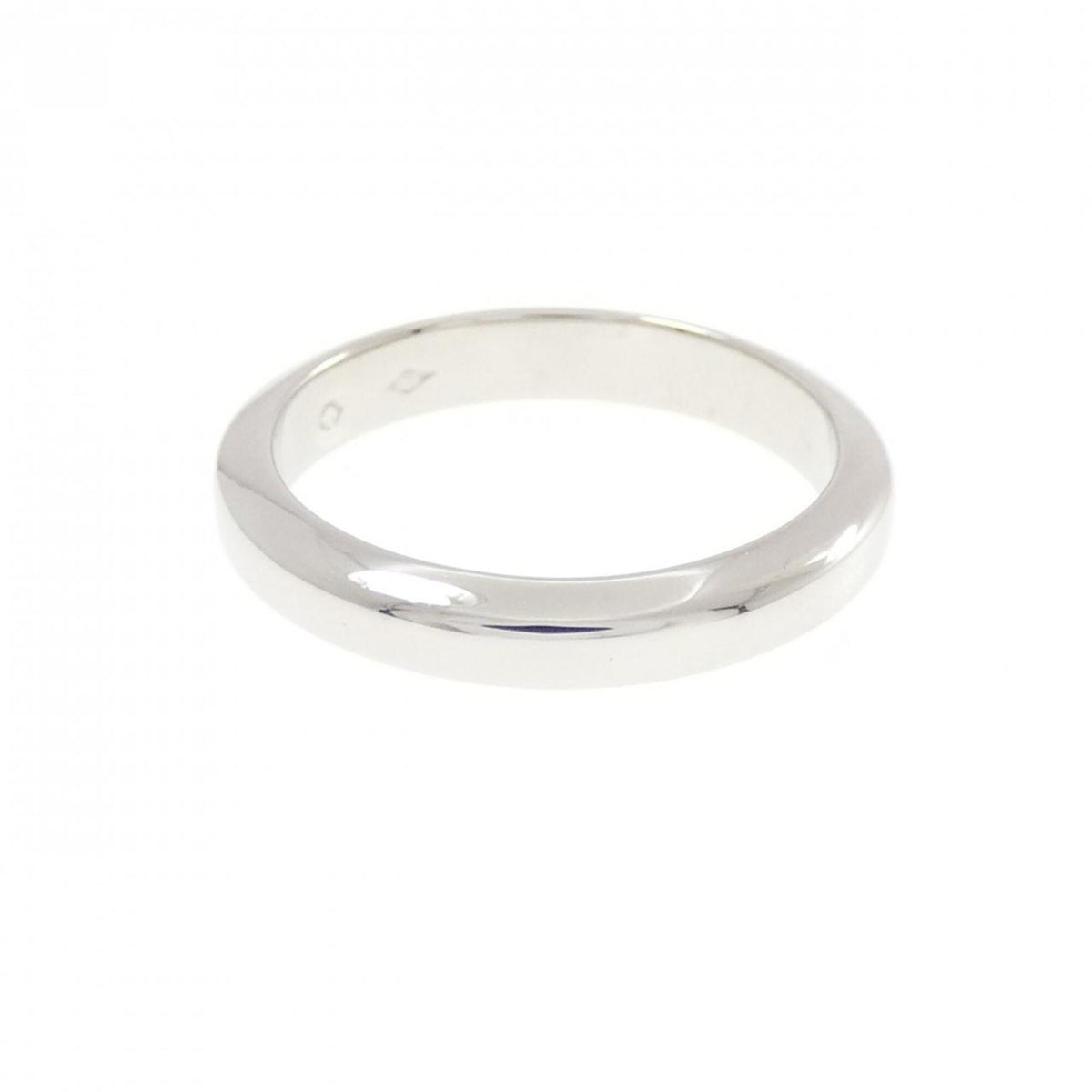 Cartier Platinum Platinum 950 Band Ring (Pre-Owned)