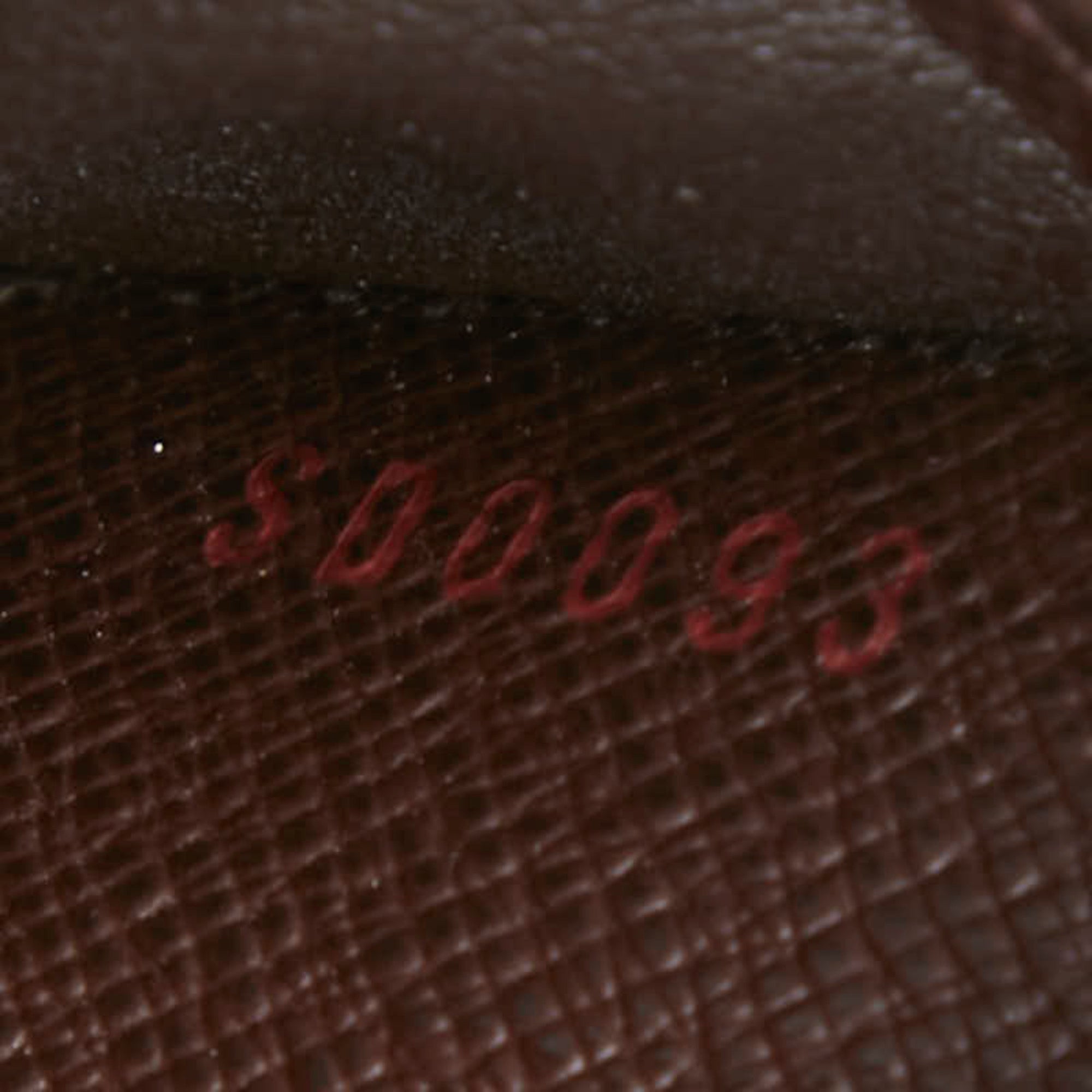 Louis Vuitton Damier Brown Ebene Pvc Leather Wallet (Bi-Fold) (Pre-Owned)