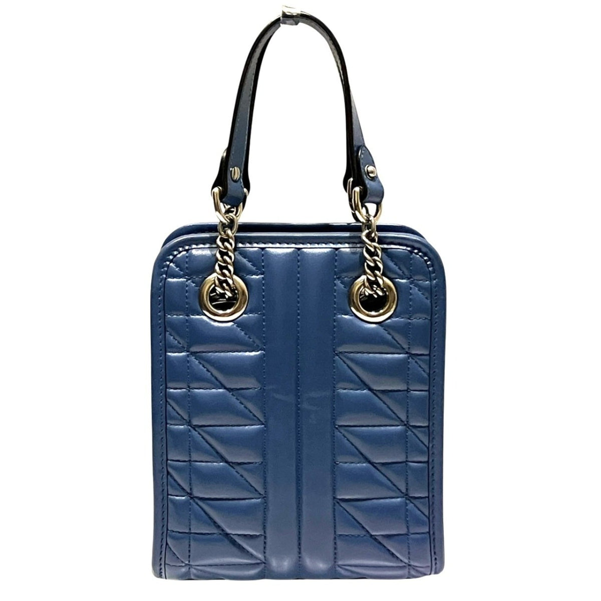 Gucci Blue Quilting Shoulder Bag (Pre-Owned)