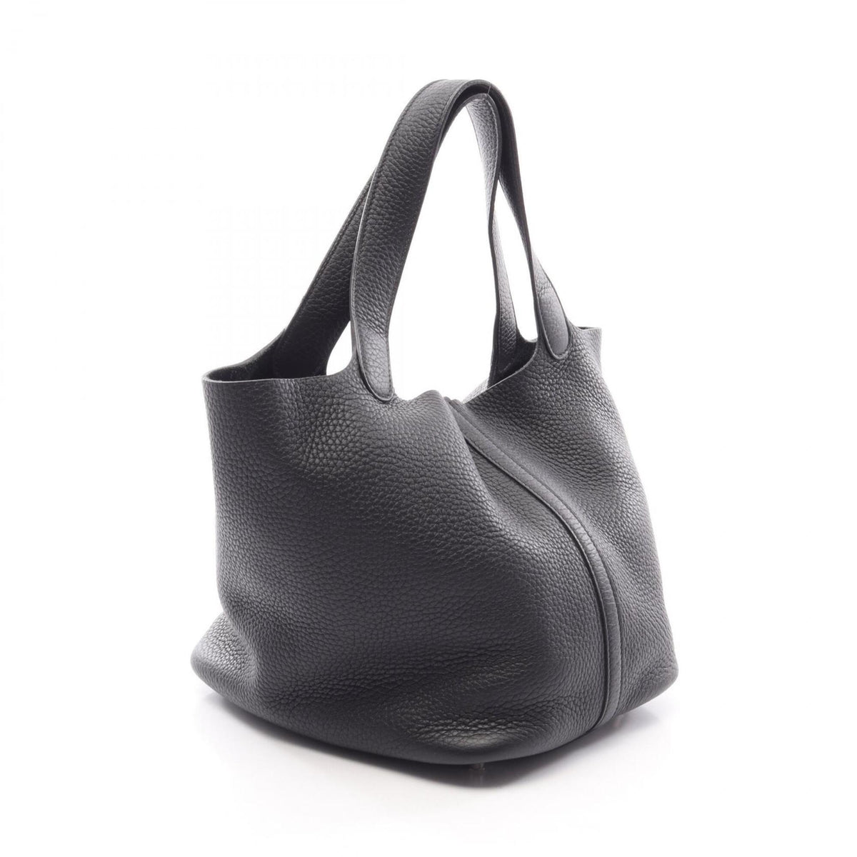 Hermes Black Taurillon Clemence Leather Leather Handbag (Pre-Owned)