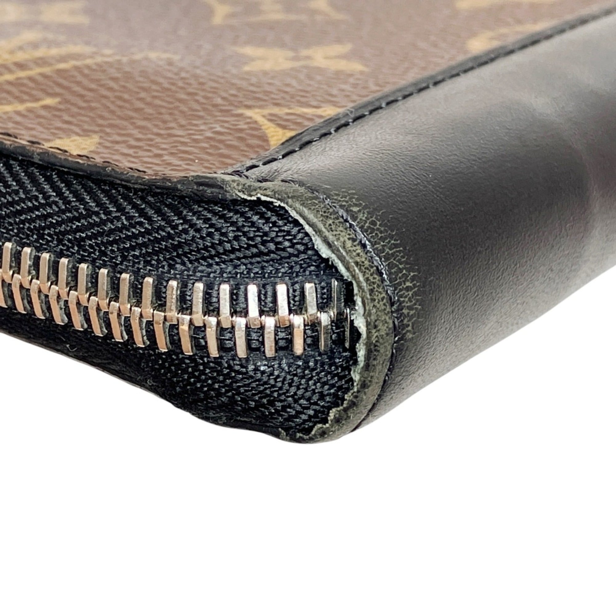 Louis Vuitton Brown Monogram Monogram Canvas Leather Long Wallet (Bi-Fold) (Pre-Owned)