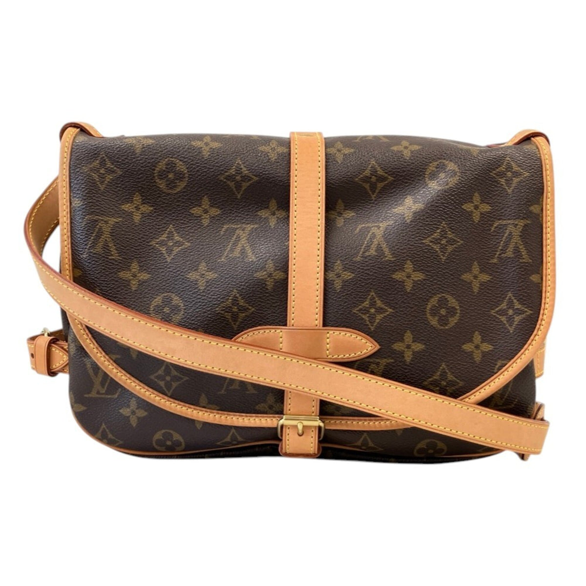 Louis Vuitton Brown Monogram Monogram Shoulder Bag (Pre-Owned)
