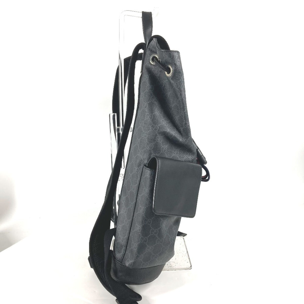 Gucci Black Gg Supreme Backpack (Pre-Owned)