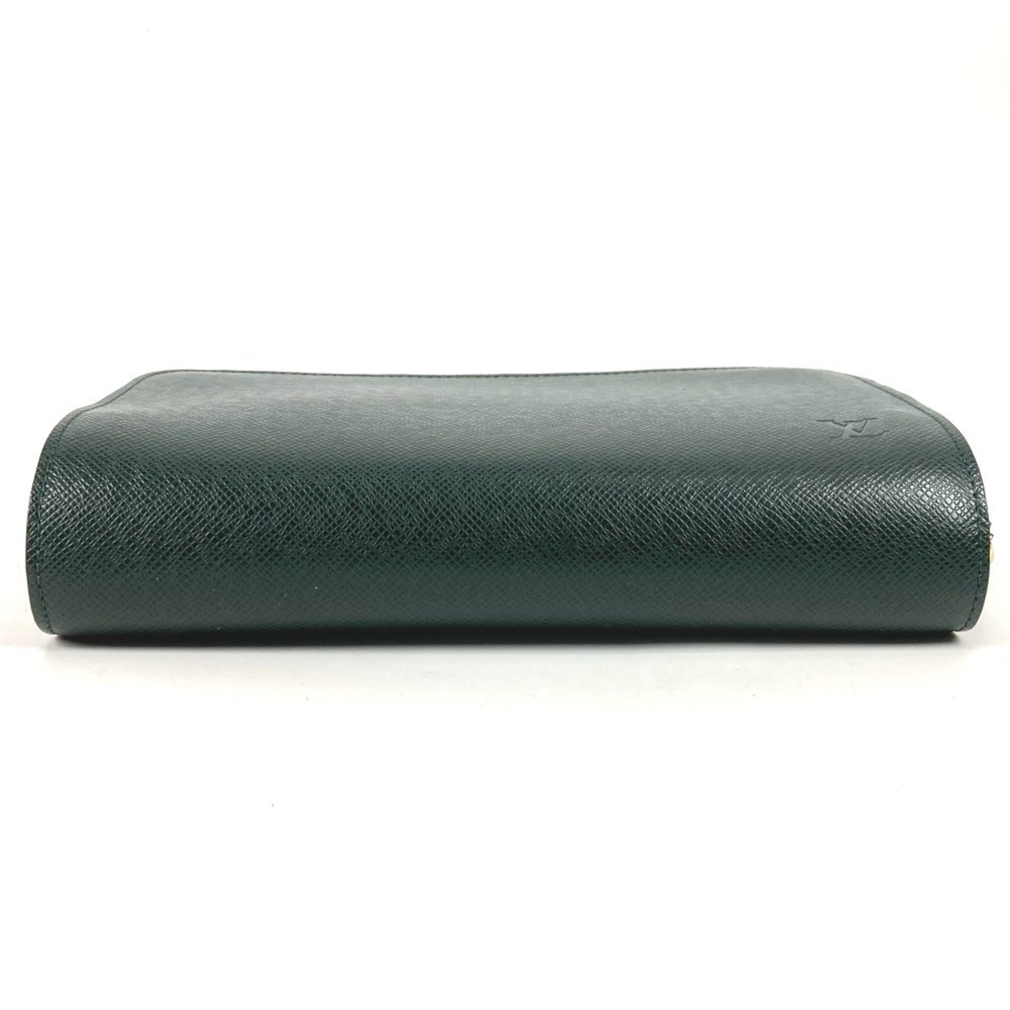 Louis Vuitton Episea Khaki Taiga Leather Leather Clutch Bag Handbag Pouch (Pre-Owned)