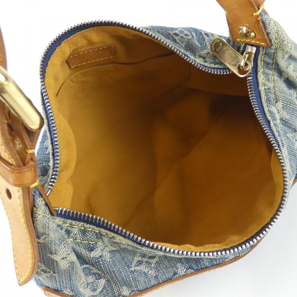 Louis Vuitton Blue Denim Canvas Shoulder Bag (Pre-Owned)