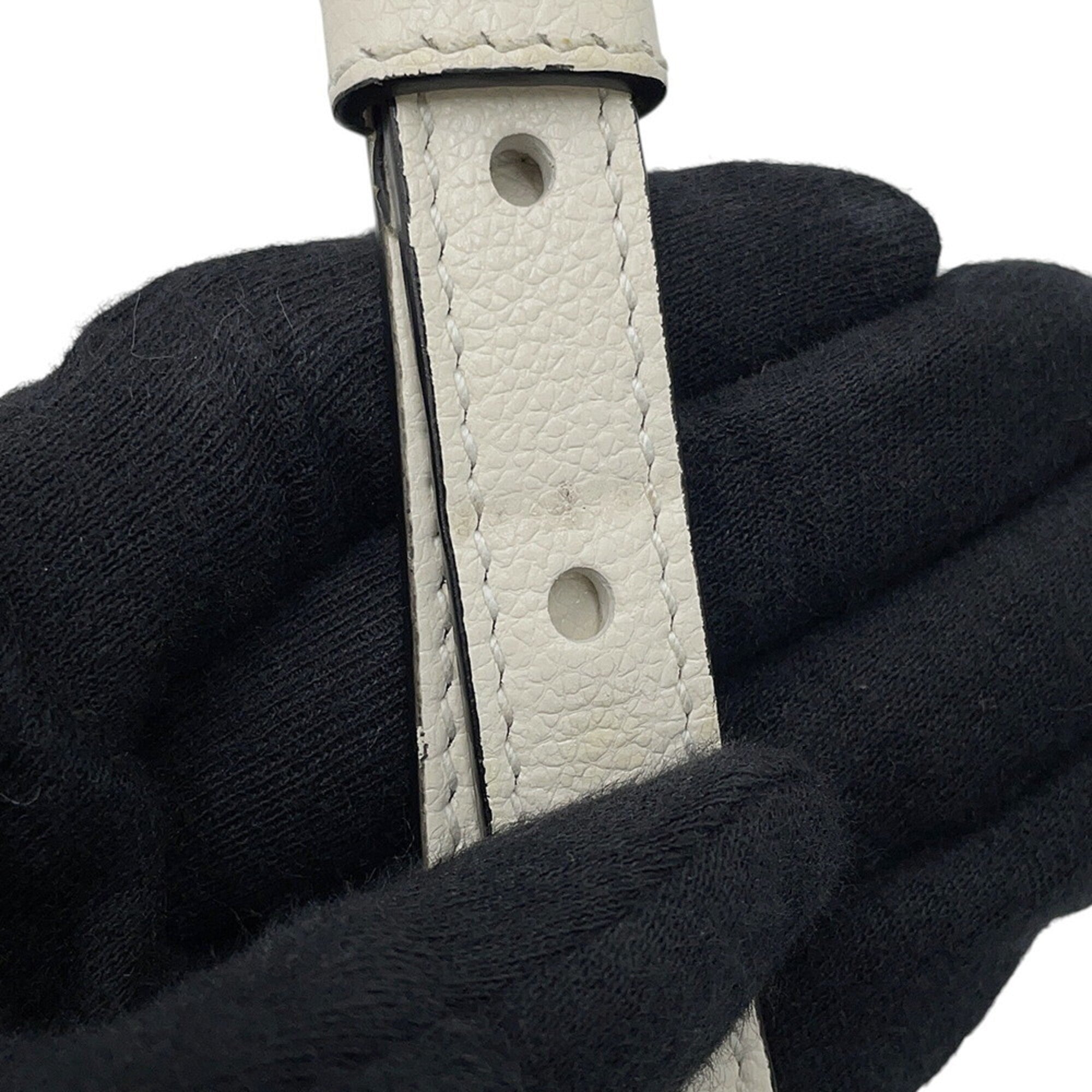 Prada White Leather Shoulder Bag (Pre-Owned)