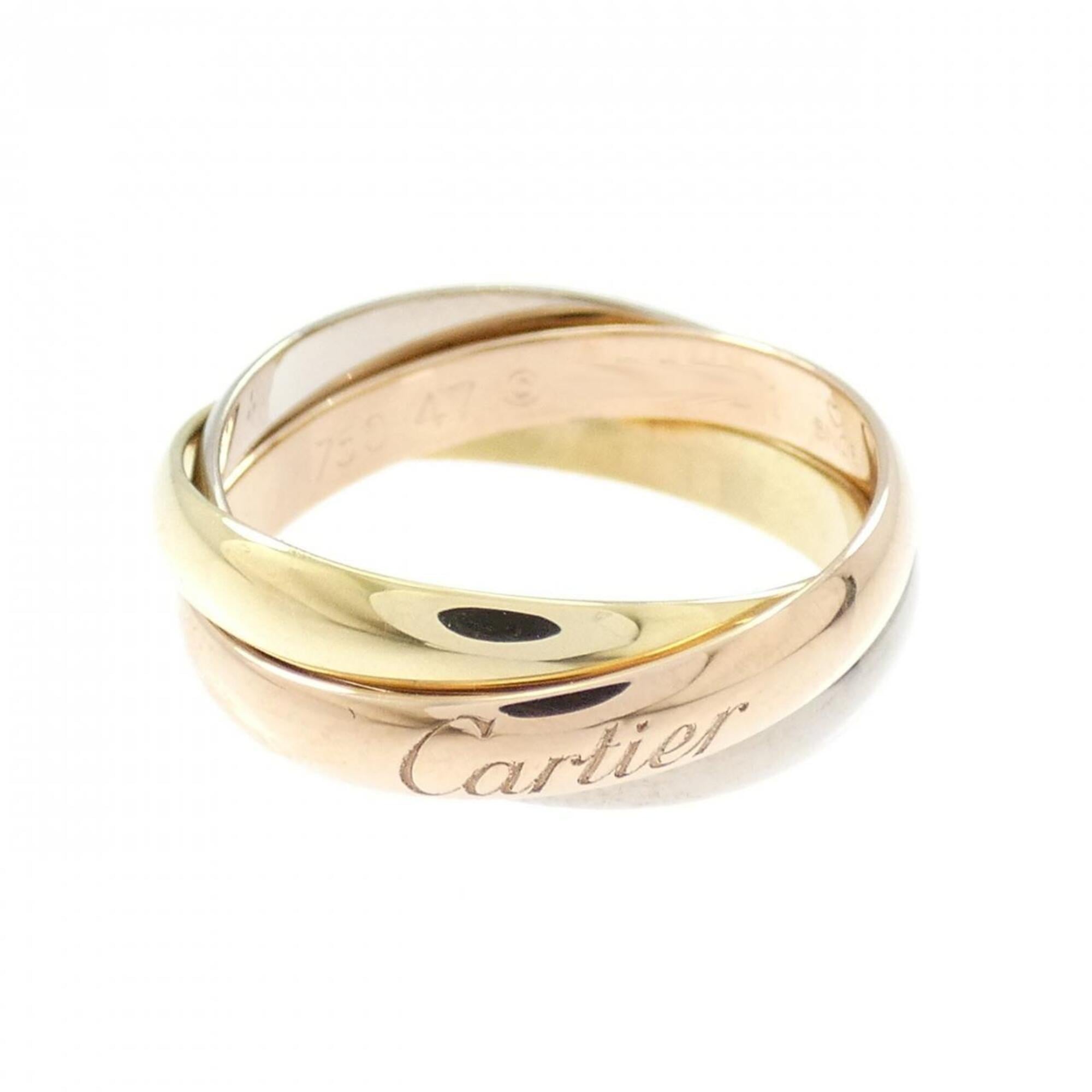 Cartier Yellow Gold (18K) Pink Gold (18K) White Gold (18K) Band Ring (Pre-Owned)