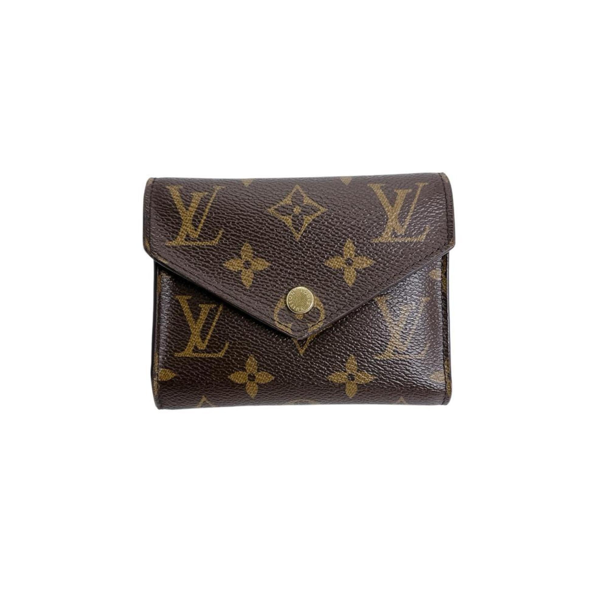 Louis Vuitton Monogram Brown Monogram Wallet (Tri-Fold) (Pre-Owned)