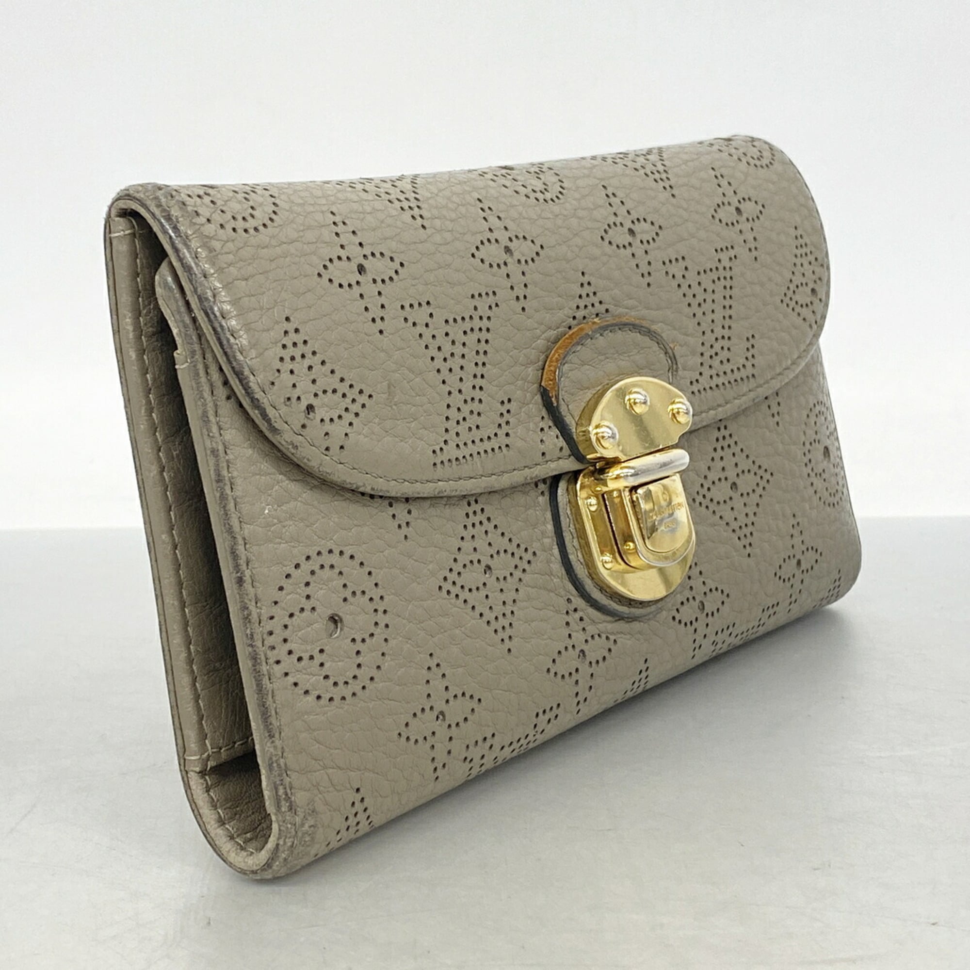 Louis Vuitton Taupe Long Wallet (Tri-Fold) (Pre-Owned)