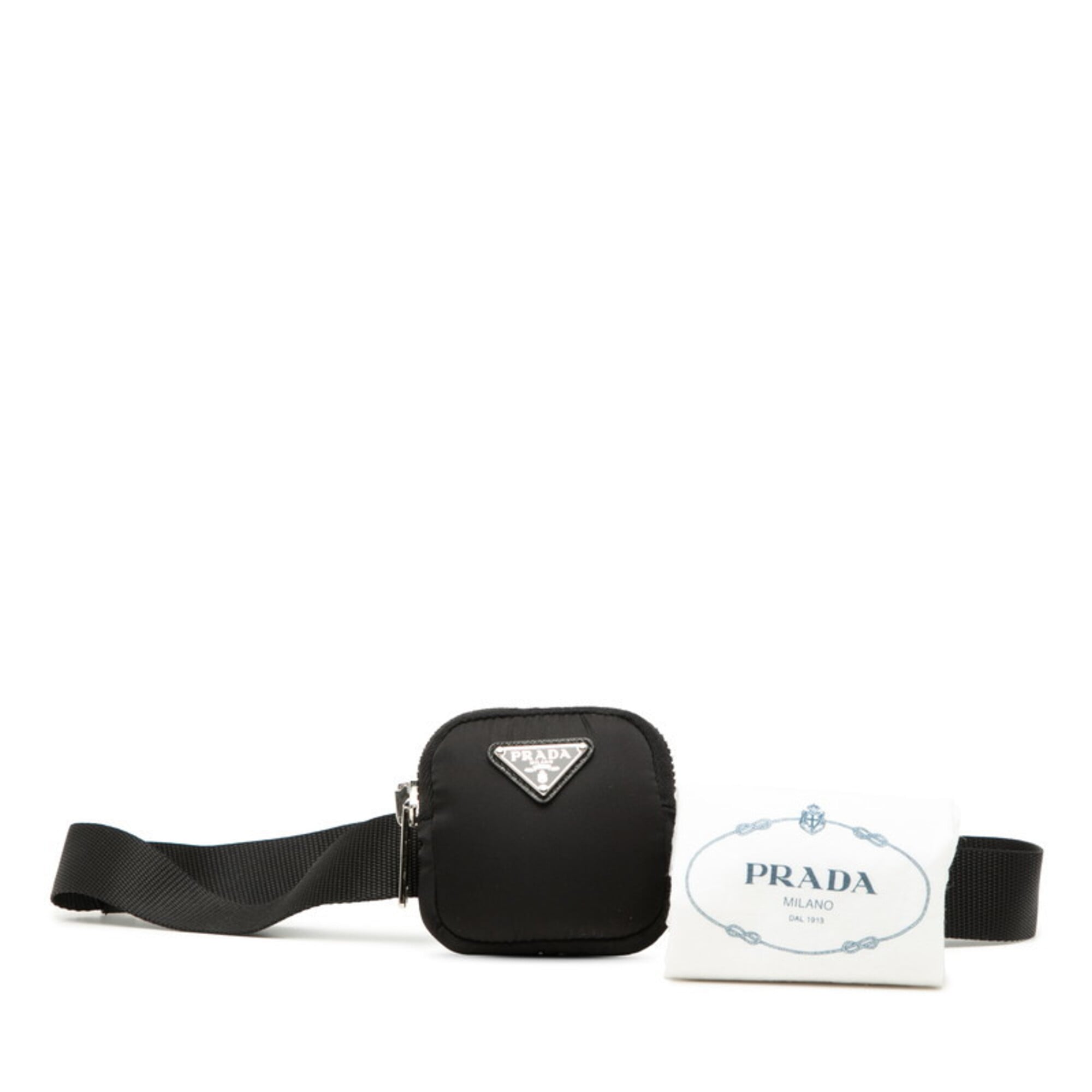 Prada Black Nylon Fanny Pack Sling Bag (Pre-Owned)