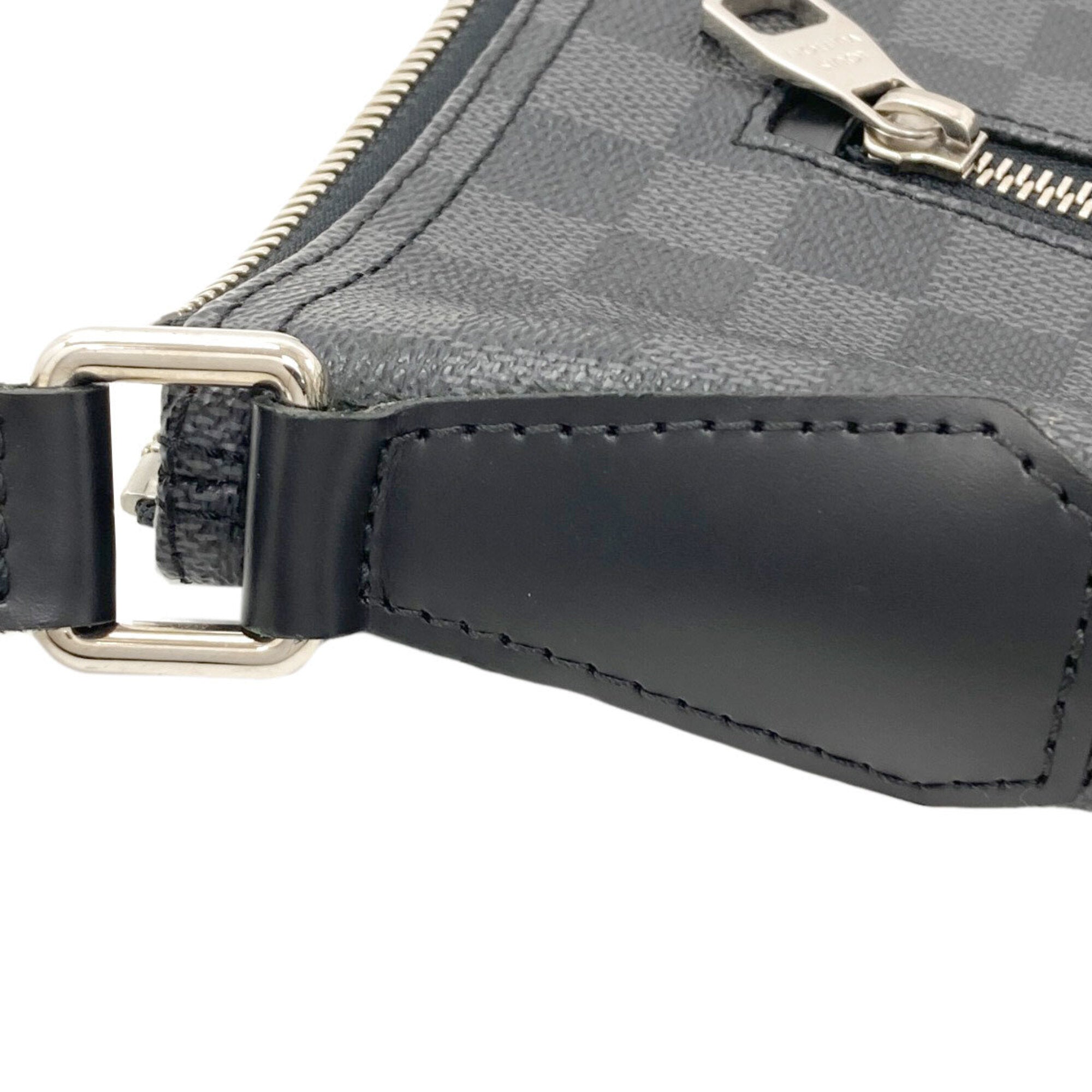 Louis Vuitton Damier Graphite Damier Graphite Damier Canvas Shoulder Bag (Pre-Owned)