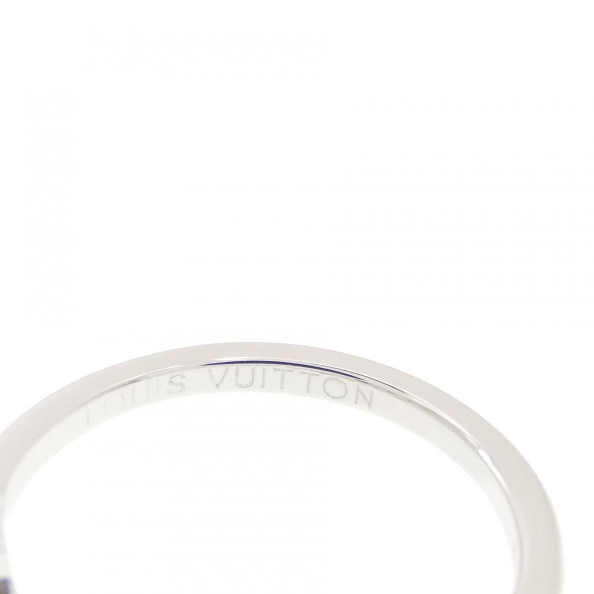 Louis Vuitton White Gold White Gold (18K) Band Ring (Pre-Owned)
