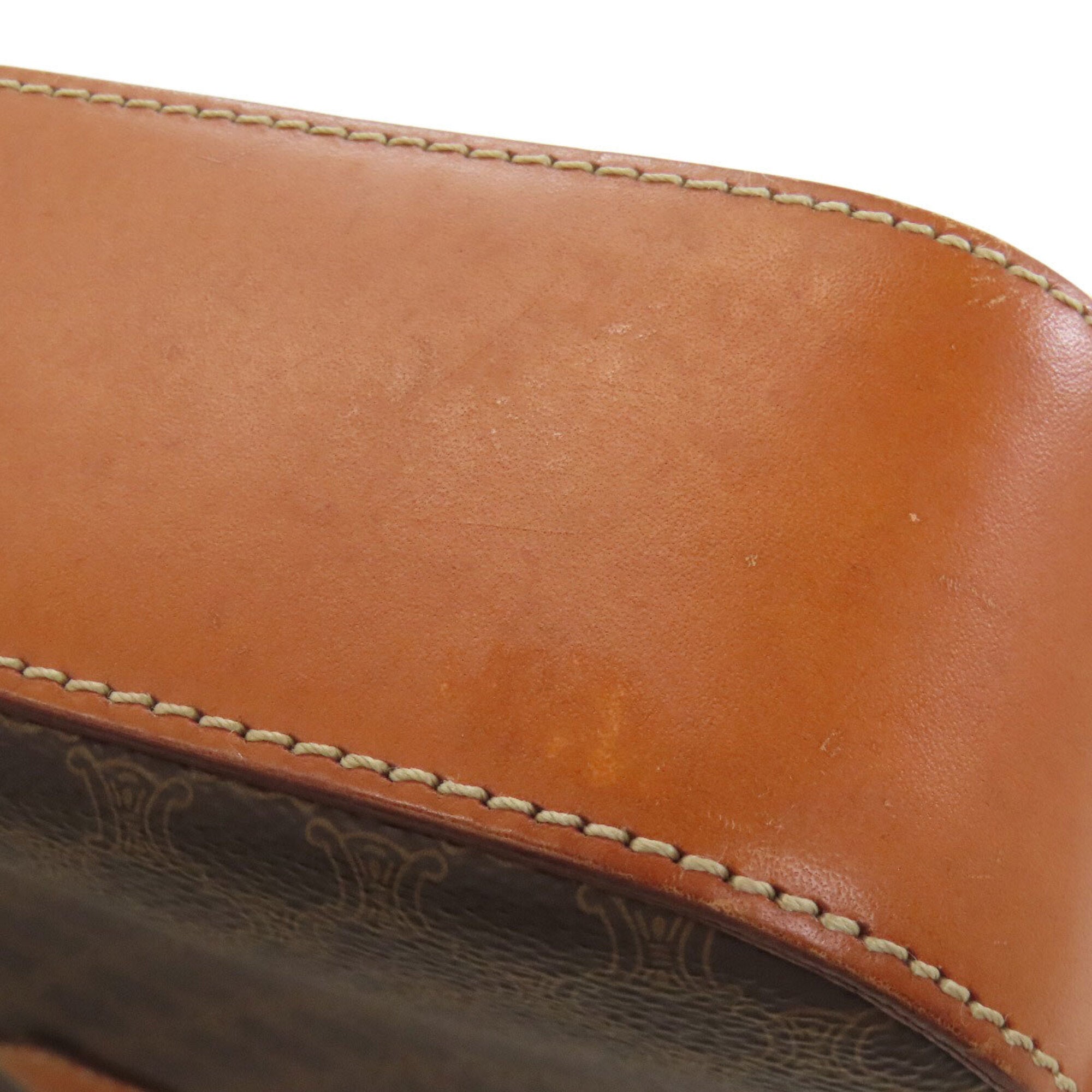 Celine Brown Pvc Shoulder Bag (Pre-Owned)