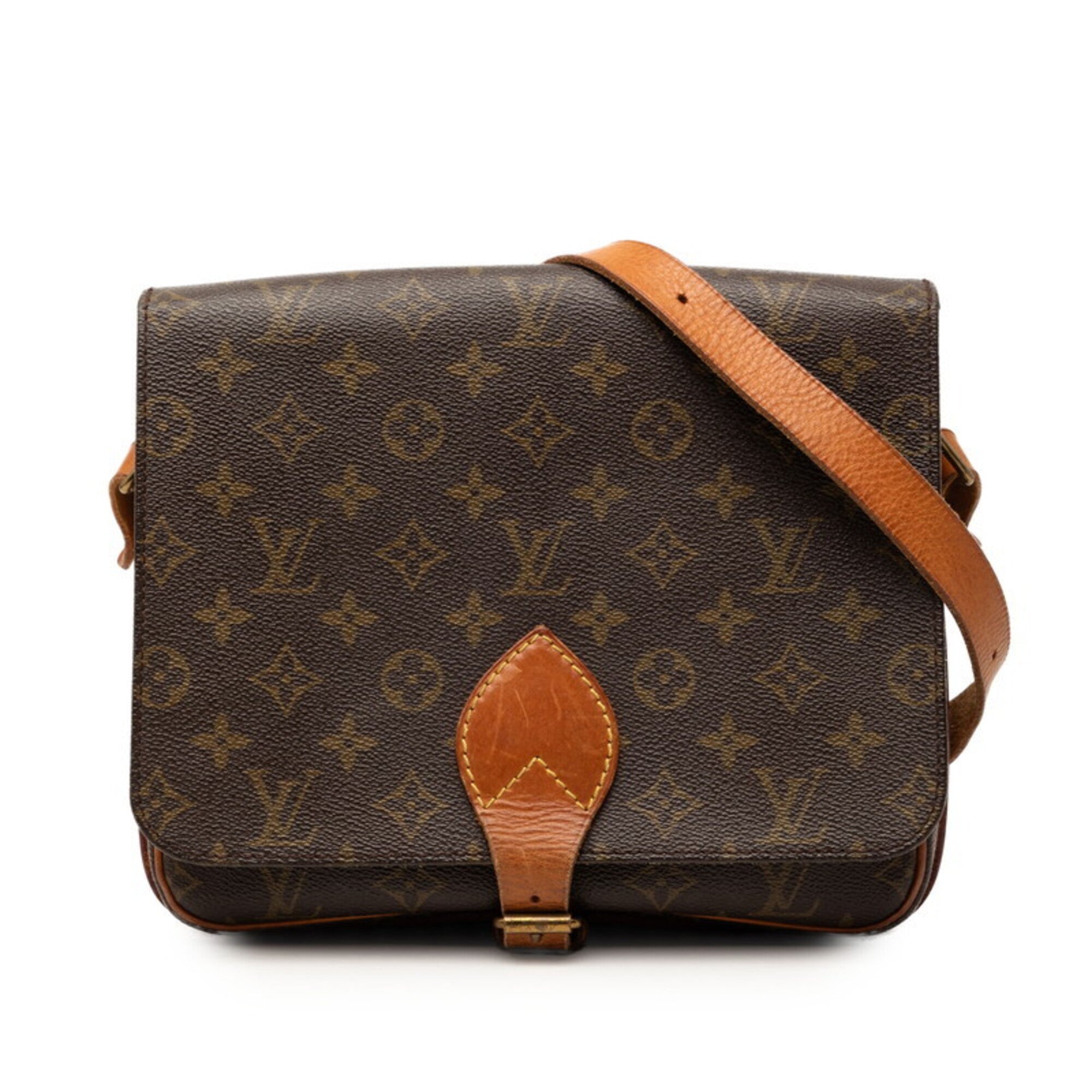Louis Vuitton Brown Pvc Leather Shoulder Bag (Pre-Owned)