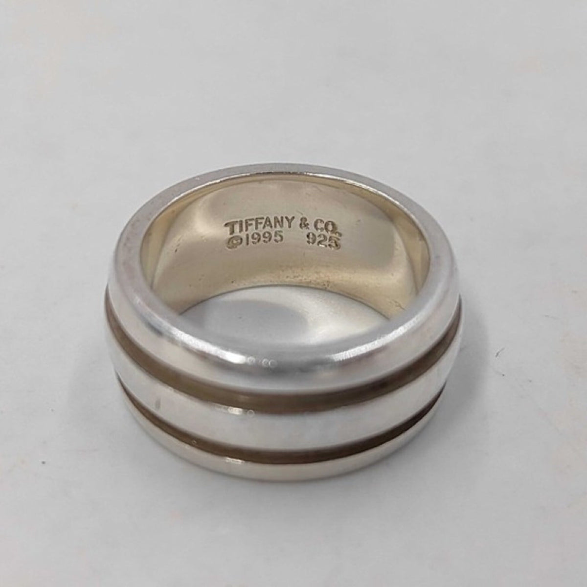Tiffany Silver Silver 925 Band Ring (Pre-Owned)