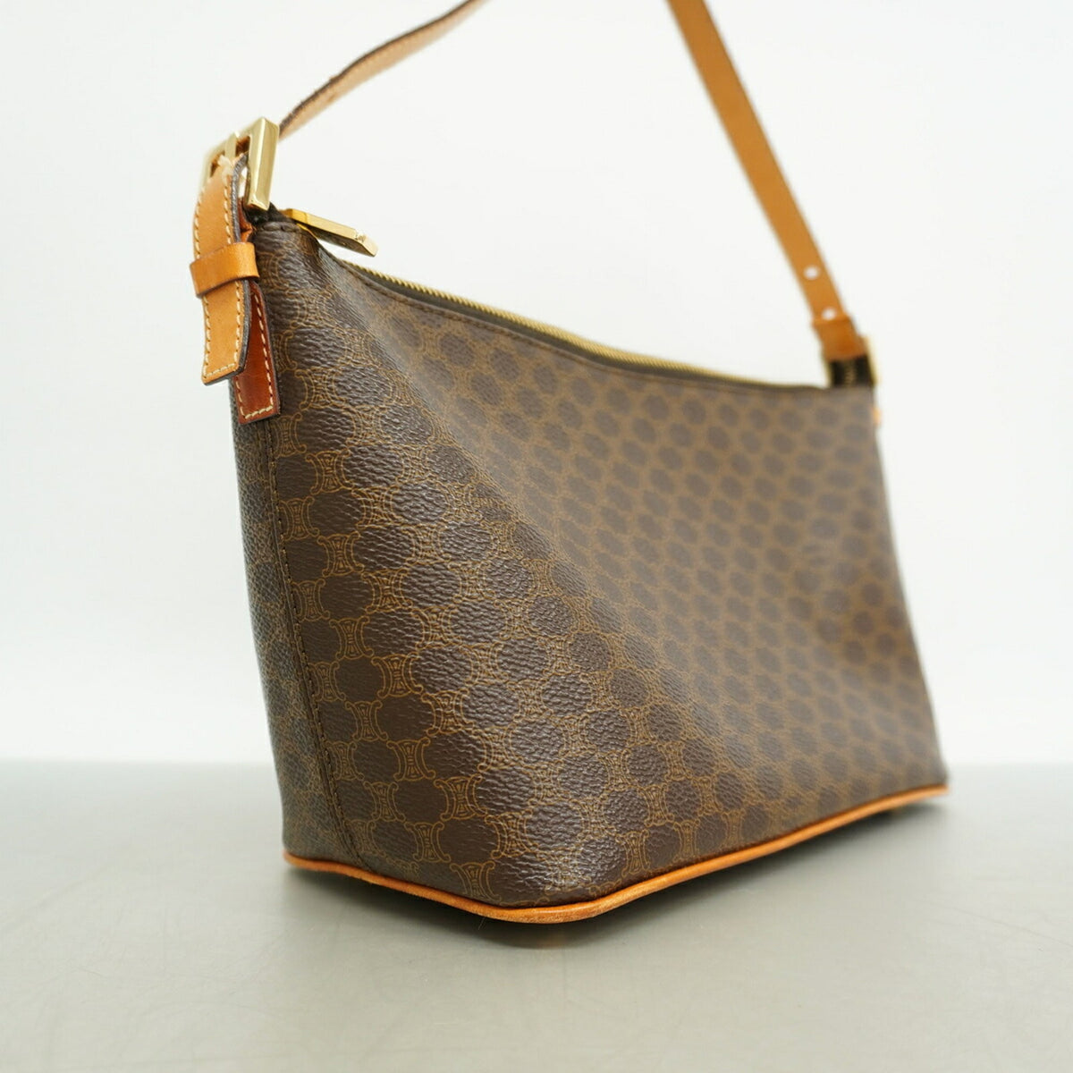 Celine Brown Pvc Handbag (Pre-Owned)