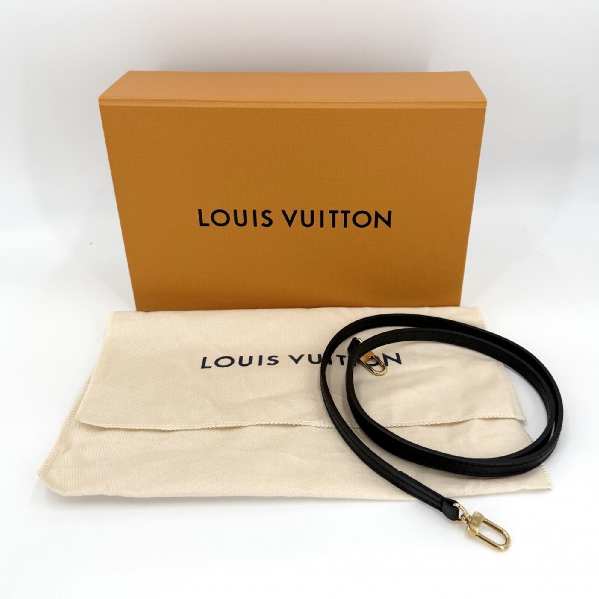 Louis Vuitton Noir Monogram Empreinte Handbag Pochette Shoulder Bag (Pre-Owned)