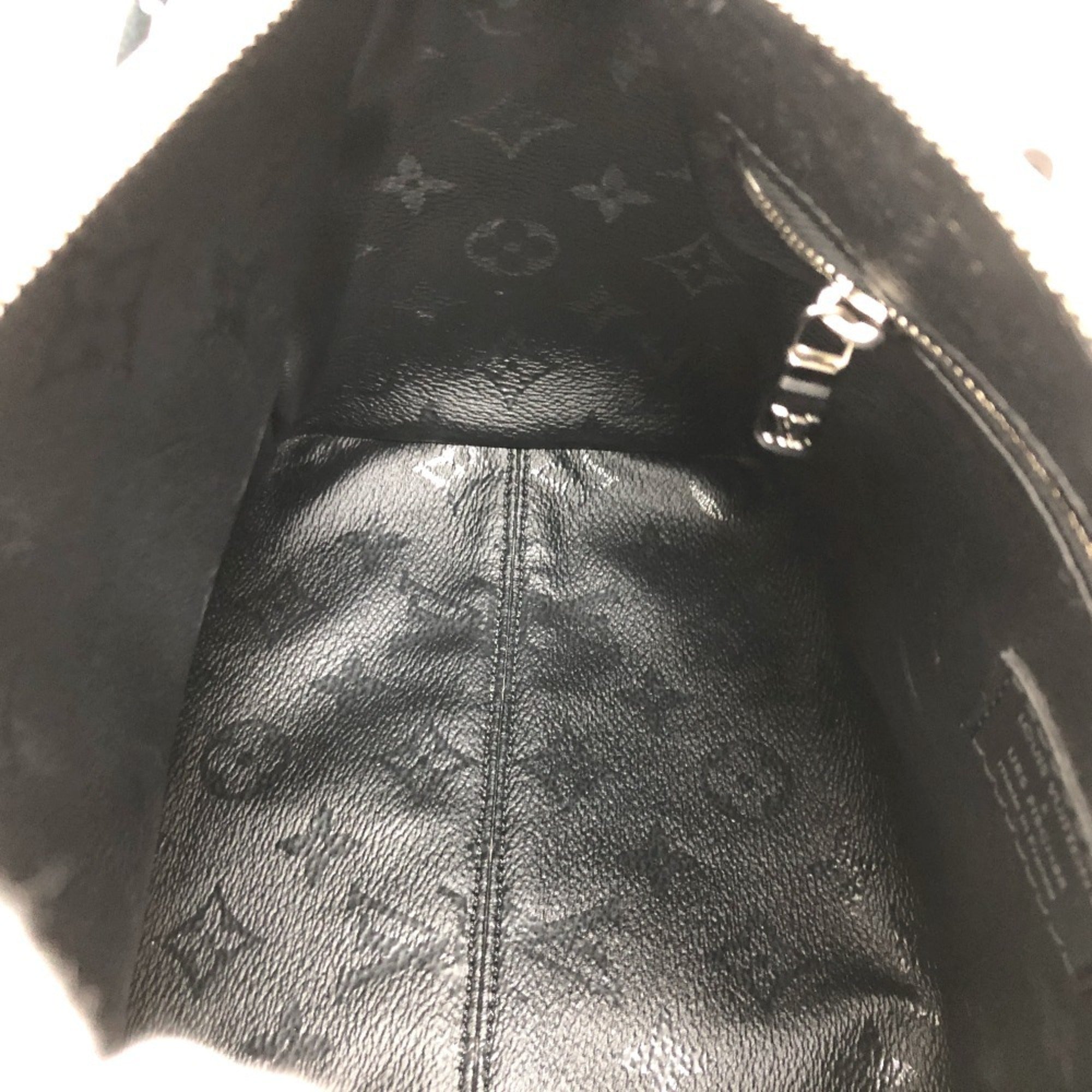 Louis Vuitton Black Monogram White Monogram Boston Bag (Pre-Owned)