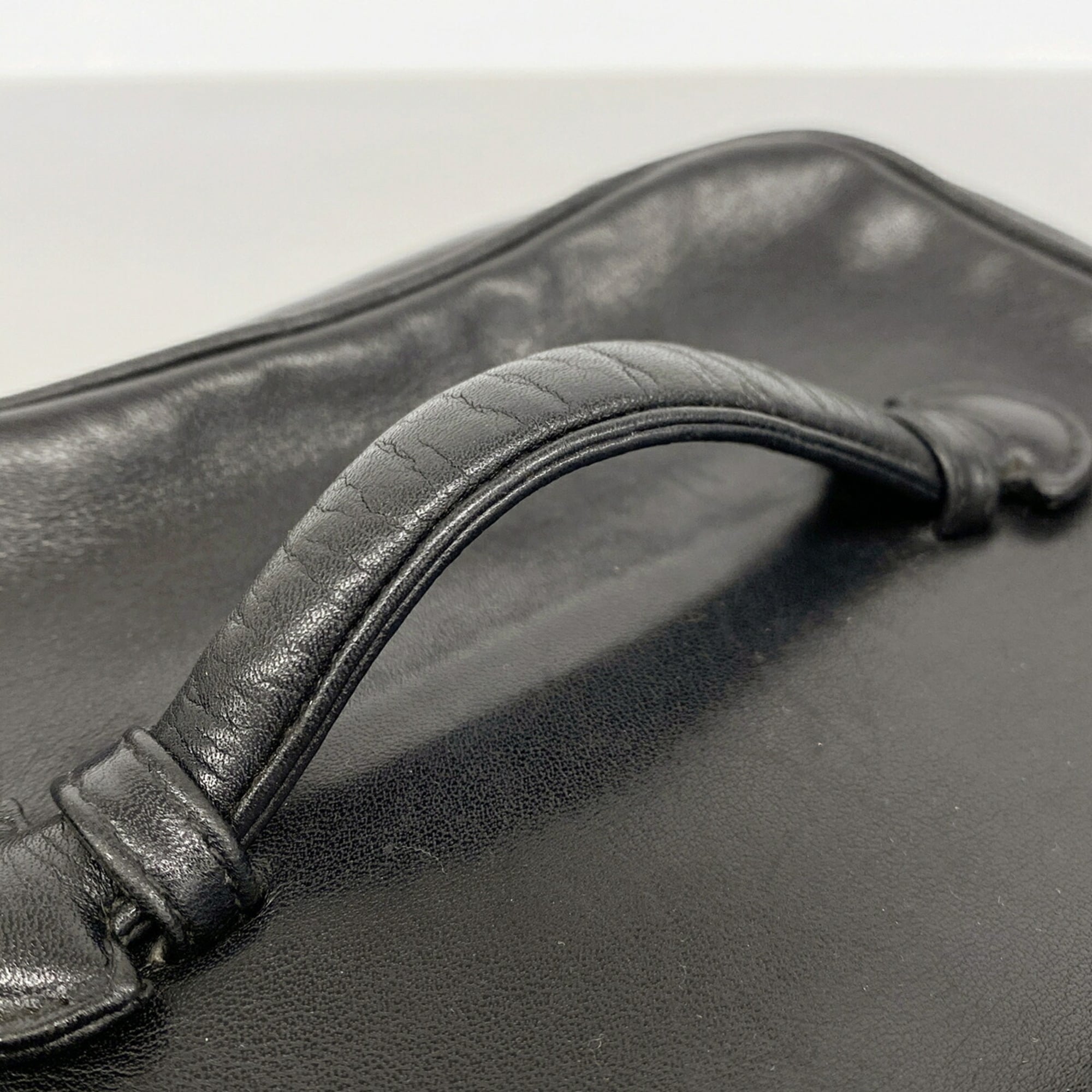 Chanel Black Leather Vanity Bag (Pre-Owned)