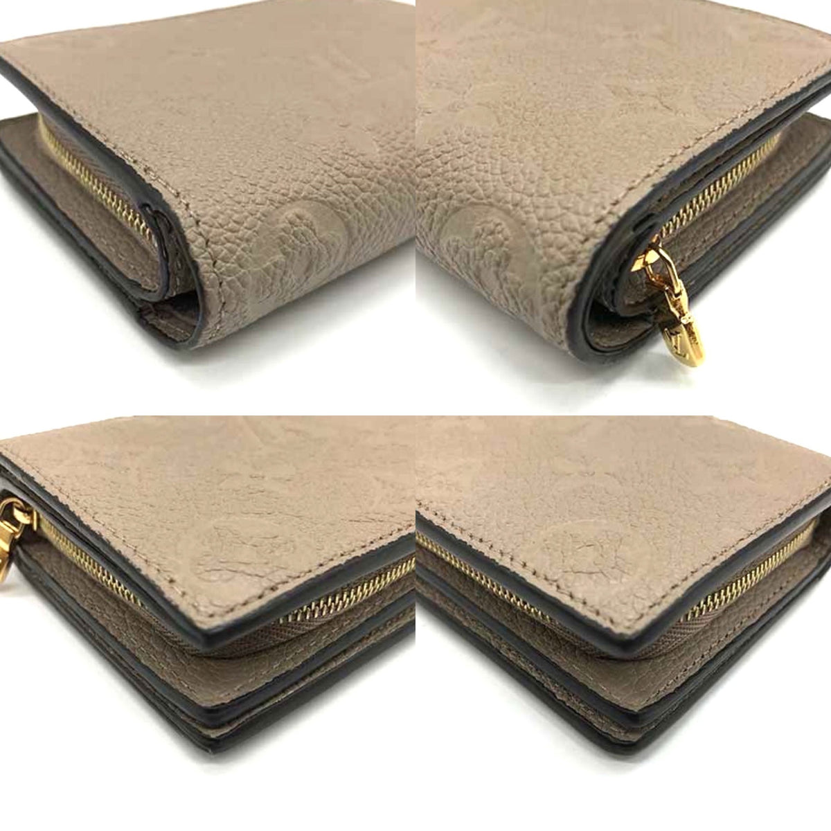 Louis Vuitton Beige Monogram Empreinte Wallet (Bi-Fold) (Pre-Owned)