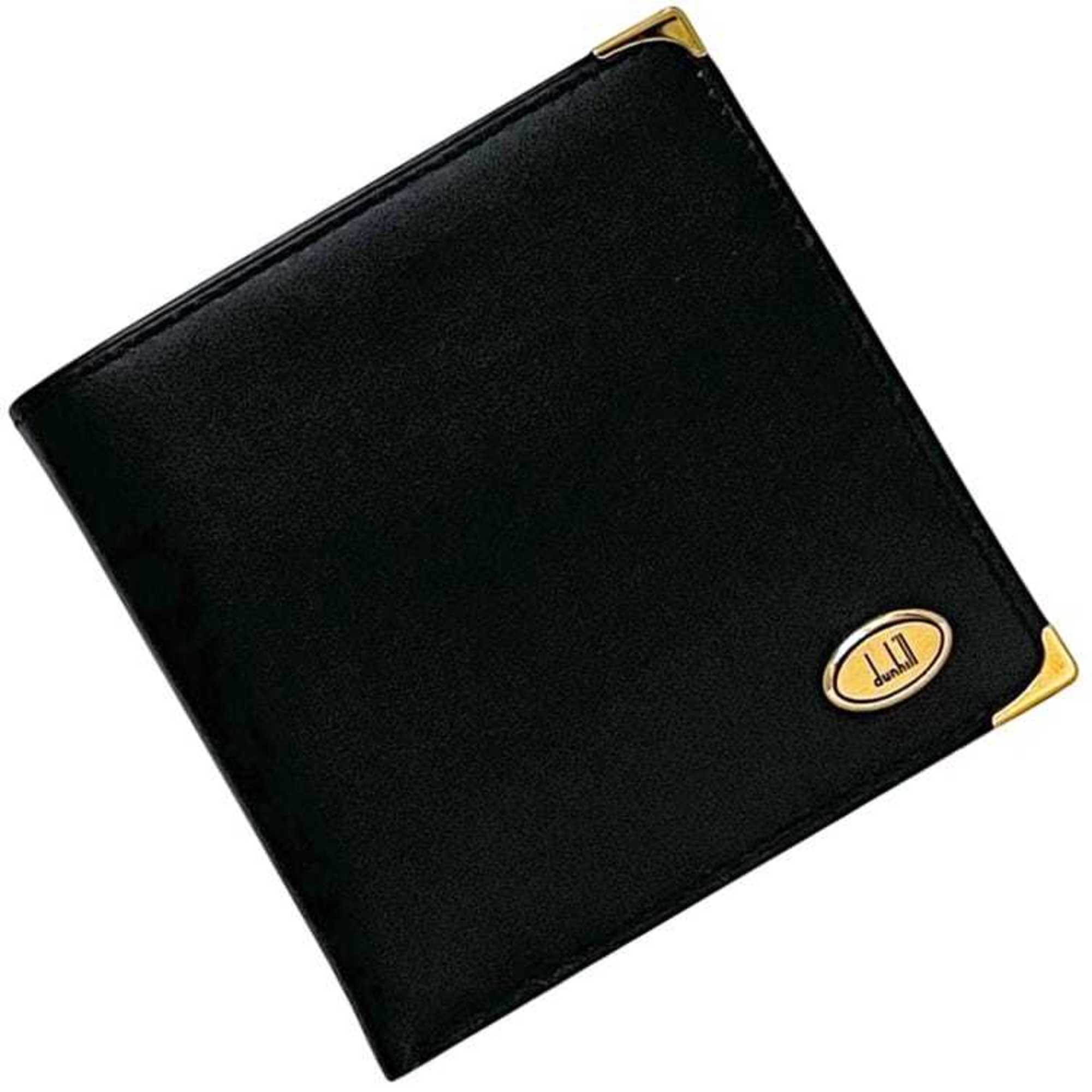 Dunhill Black Leather Wallet (Bi-Fold) (Pre-Owned)