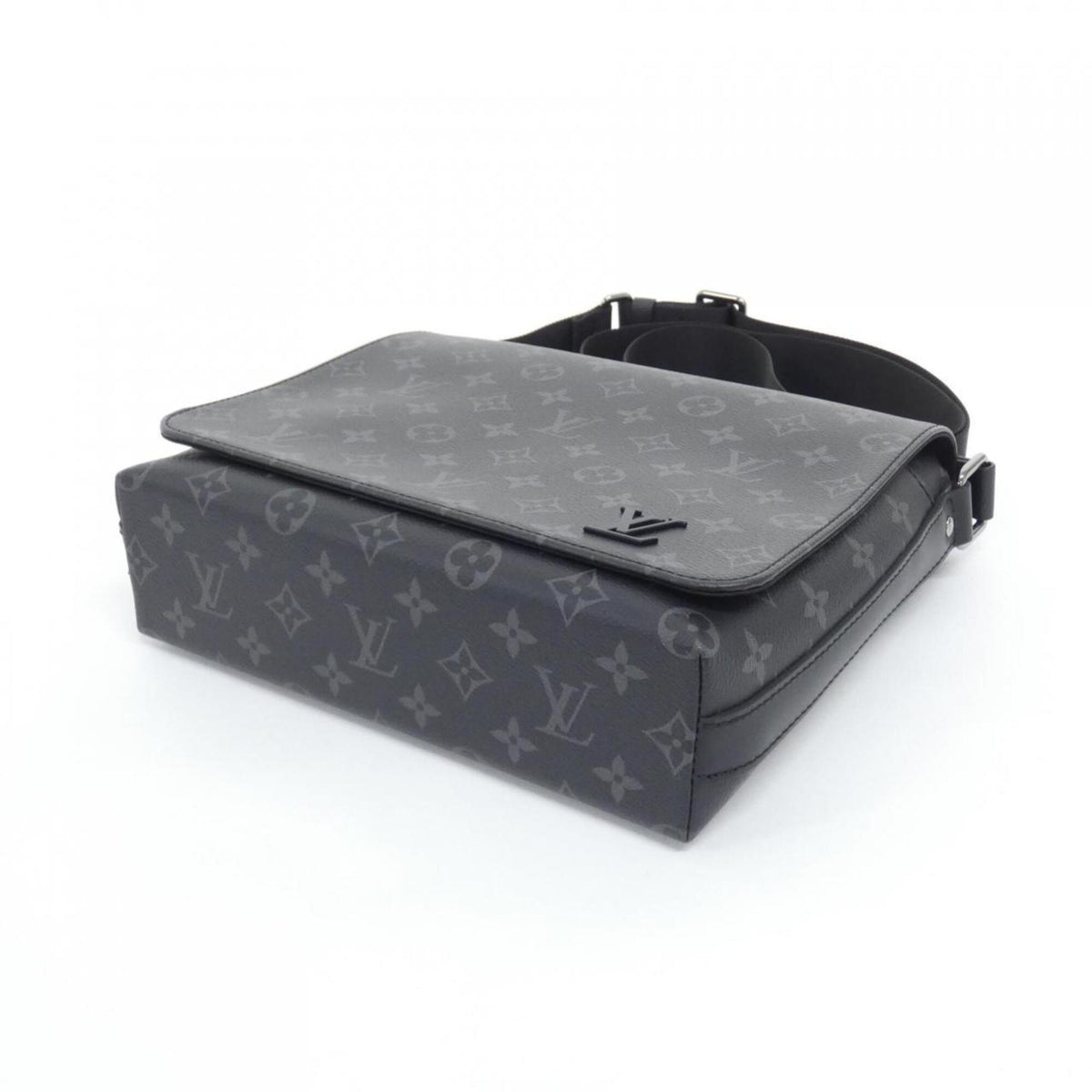 Louis Vuitton Black Coated Canvas Shoulder Bag (Pre-Owned)