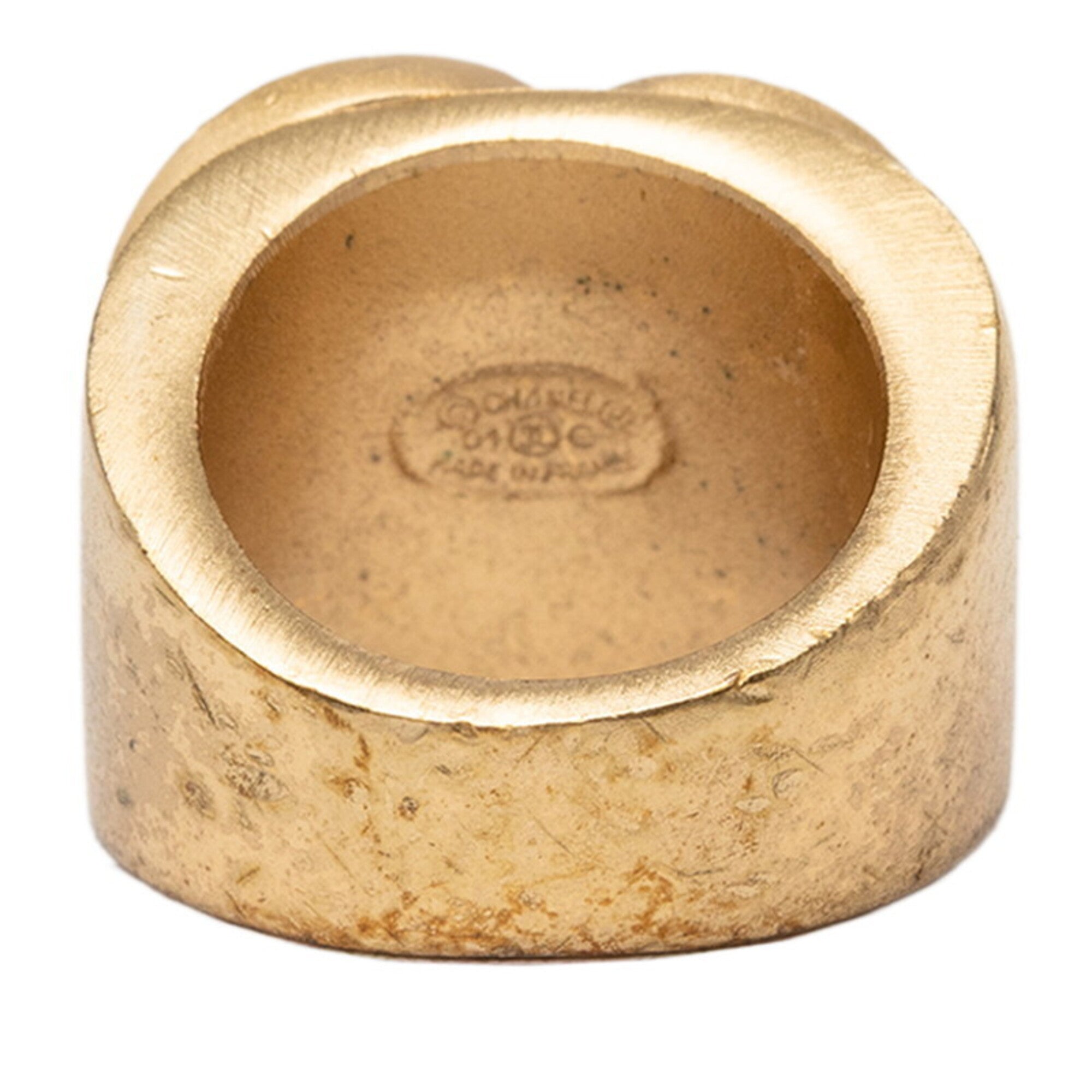 Chanel Gold Band Ring (Pre-Owned)