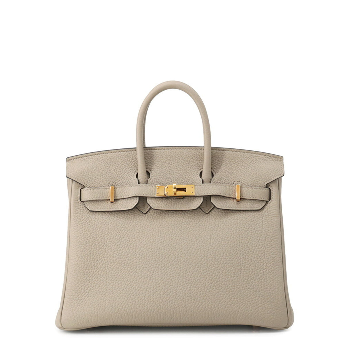 Hermes Birkin Gris Tourterelle Togo Leather Handbag (Pre-Owned)
