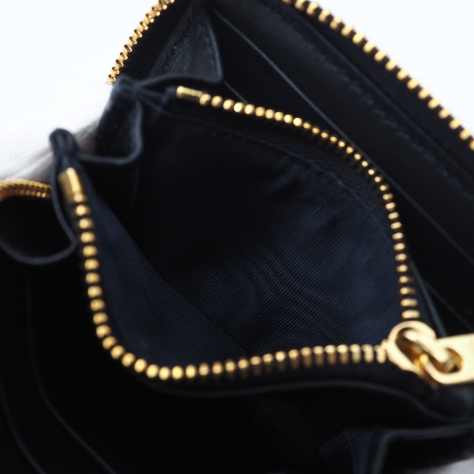 Christian Dior Cotton Leather Coin Purse/Coin Case (Pre-Owned)