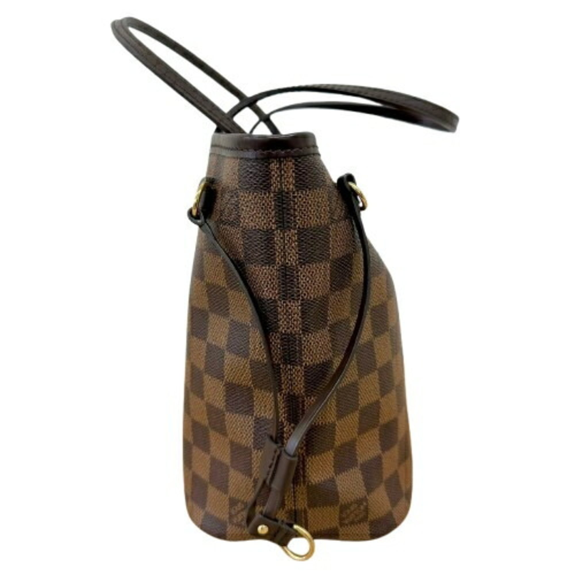 Louis Vuitton Damier Graphite Brown Leather Tote Bag (Pre-Owned)