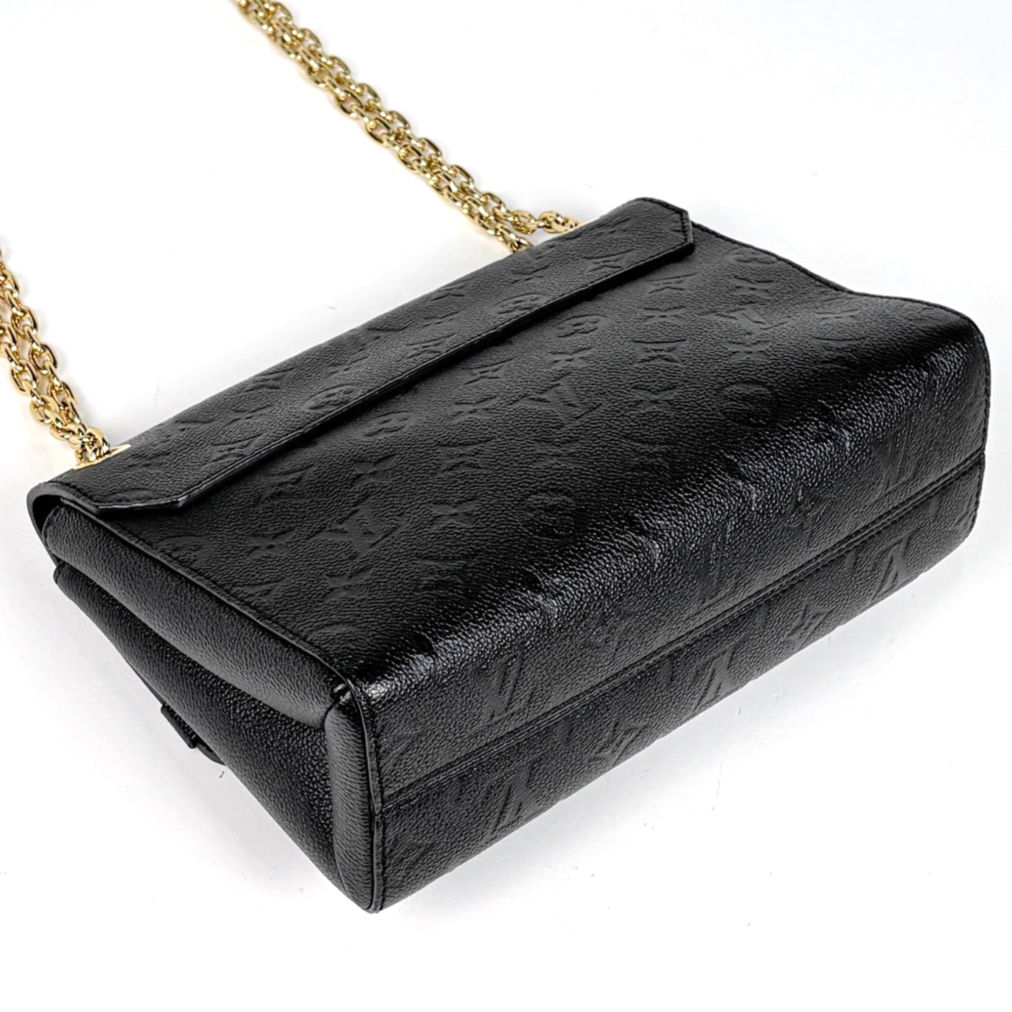 Louis Vuitton Black Noir Monogram Empreinte Shoulder Bag (Pre-Owned)
