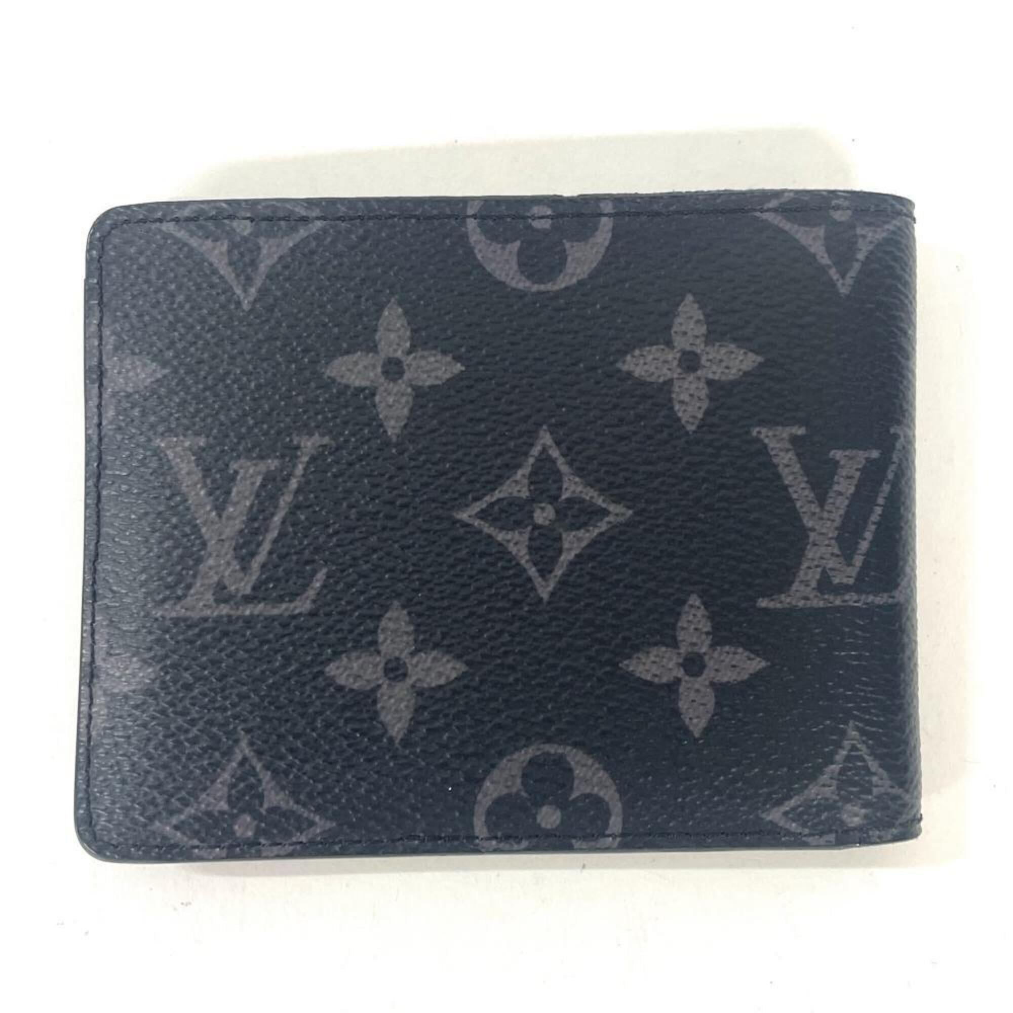 Louis Vuitton Monogram Eclipse Black Monogram Eclipse Wallet (Bi-Fold) (Pre-Owned)