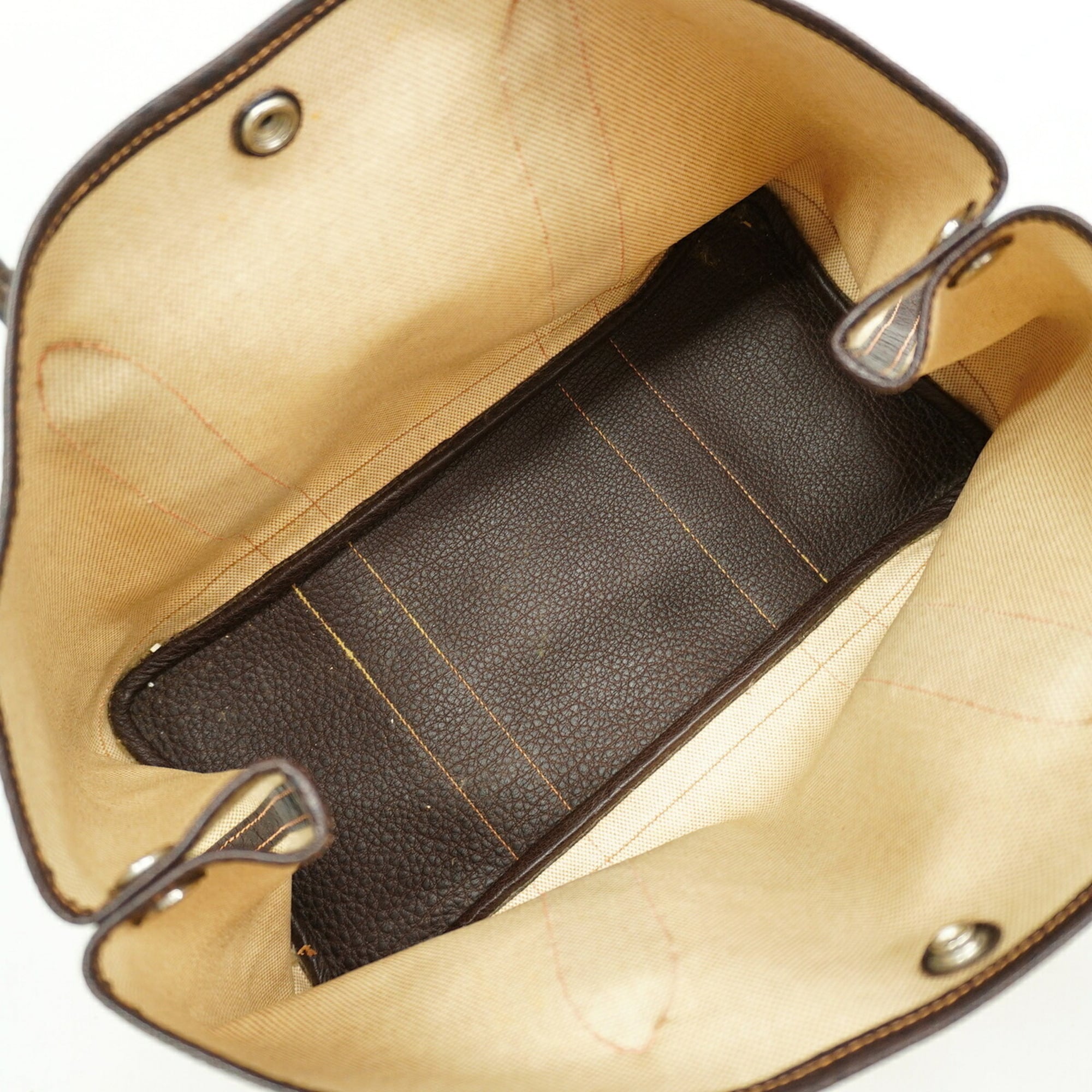 Hermes Marron Natural Toile H Tote Bag (Pre-Owned)